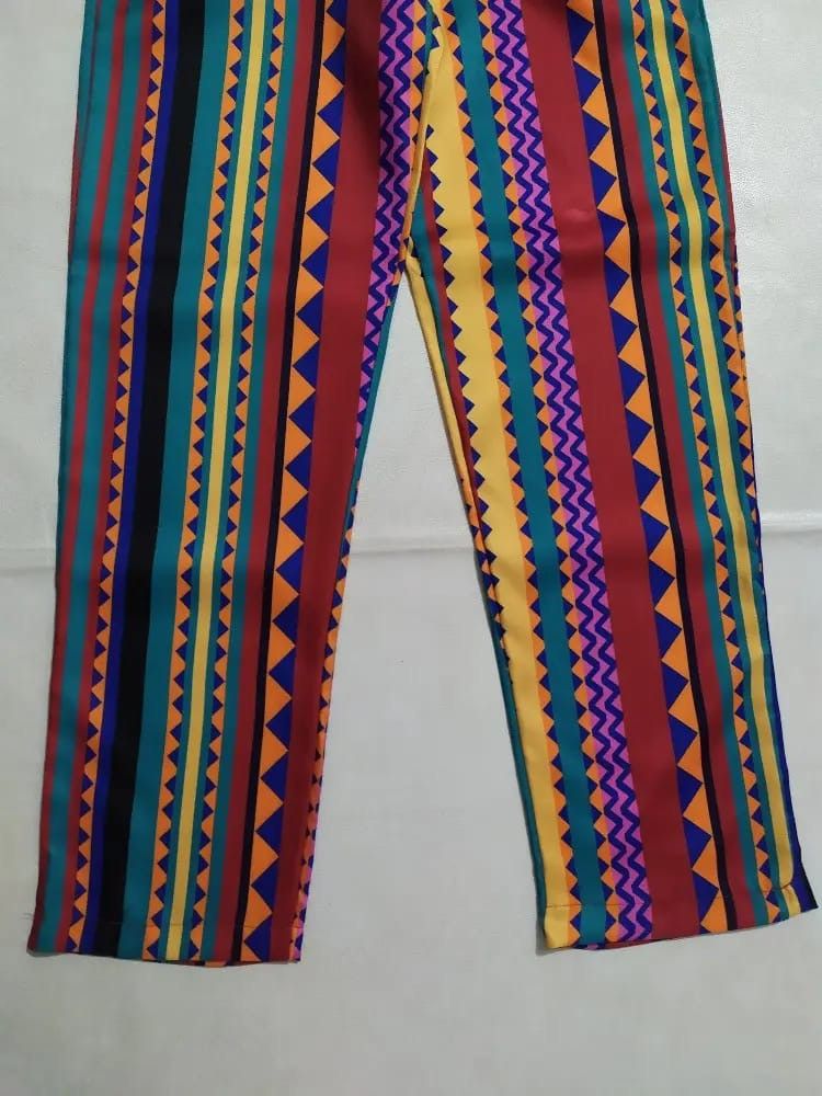 Other Order Plus Multicolour Art Square design High rise Pants Size US 28 / EU 44 - 3 Thumbnail