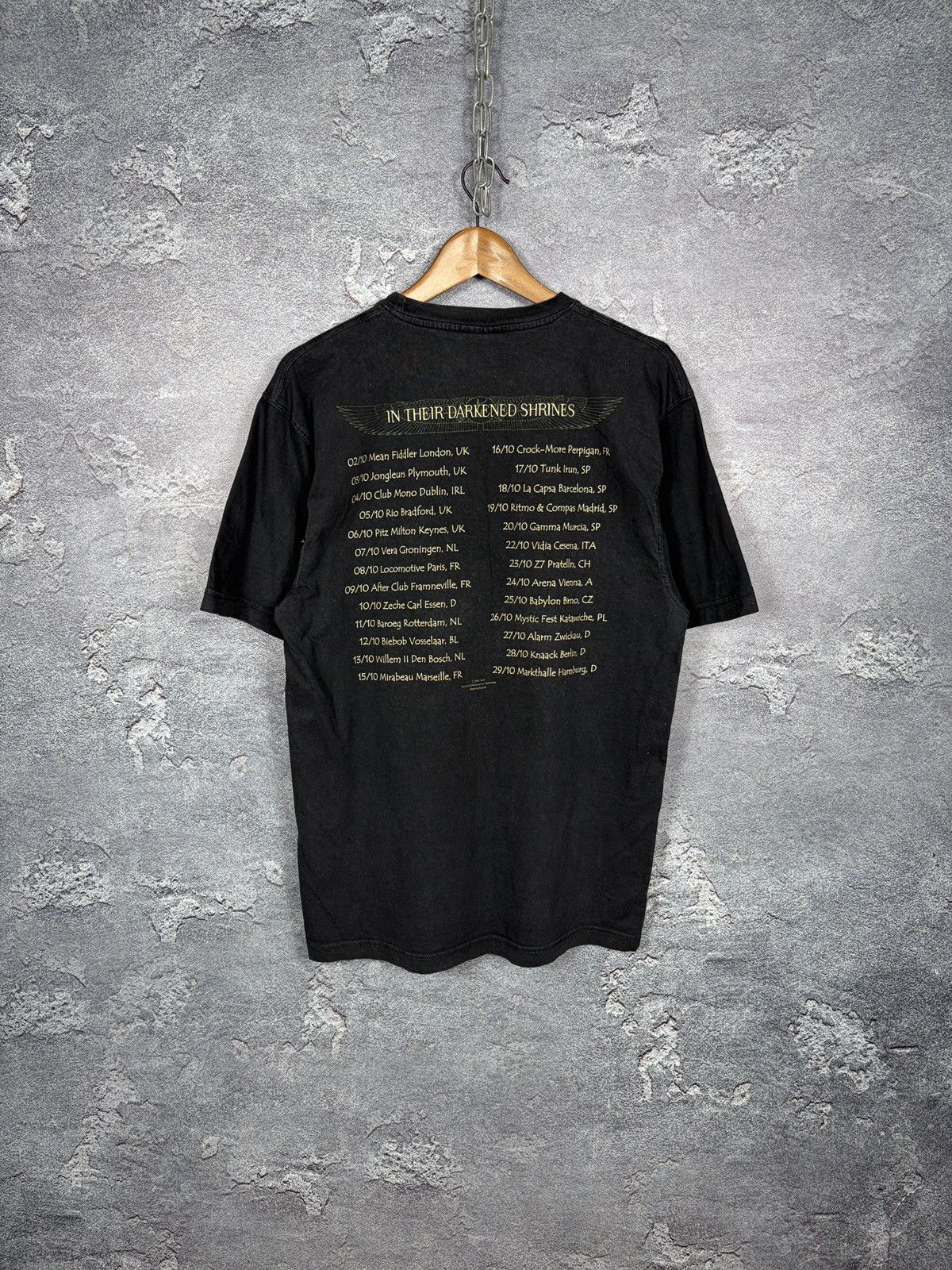 Band Tees Vintage 2002 Nile In Their Darkened Shrines Metal T-shirt Size US XL / EU 56 / 4 - 2 Thumbnail