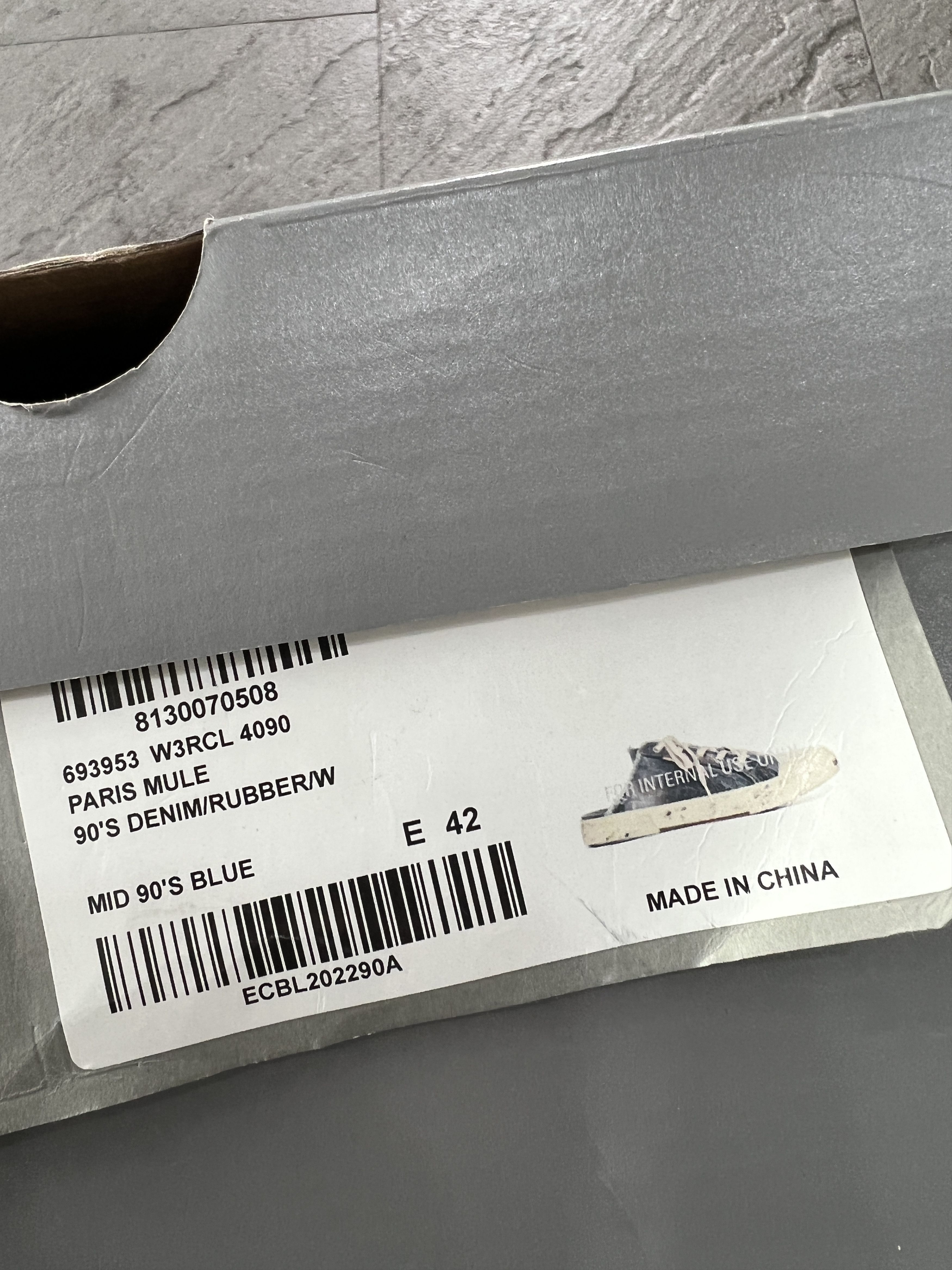 Balenciaga Balenciaga Paris Mule Denim Sneakers Distressed EU42 Size US 9 / EU 42 - 8 Thumbnail