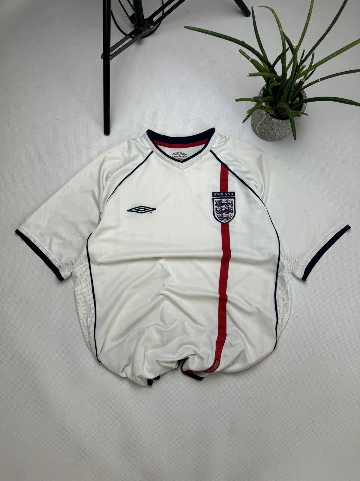 Umbro Rare vintage England umbro soccer jersey Size US XL / EU 56 / 4 - 1 Thumbnail