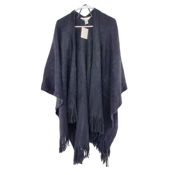 Other LC Lauren Conrad Faux Fur Open Front Poncho Cardigan | Grailed