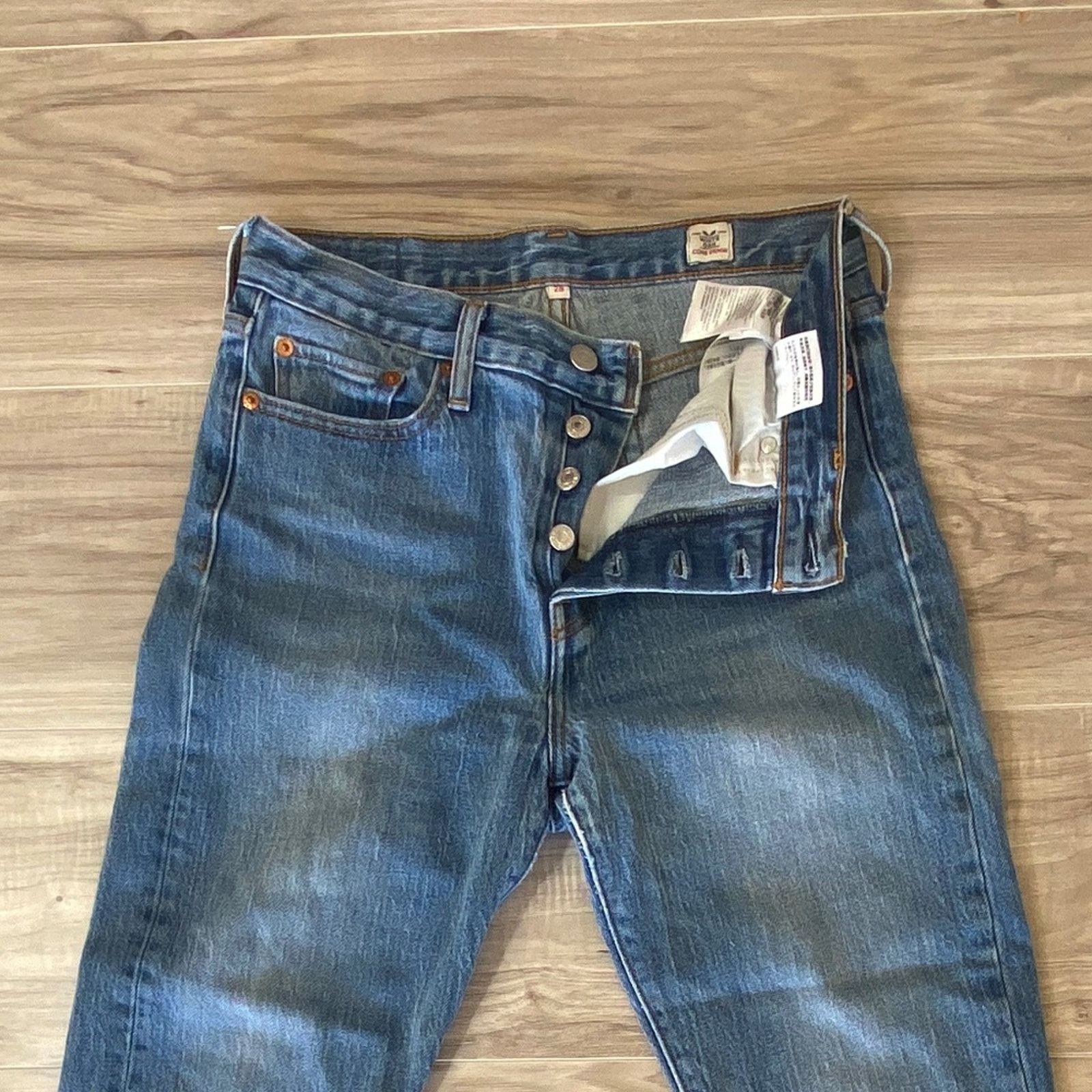 Levi's Levi's White Oak Cone Denim High-Rise Button Fly - 28 Size 28" / US 6 / IT 42 - 5 Thumbnail