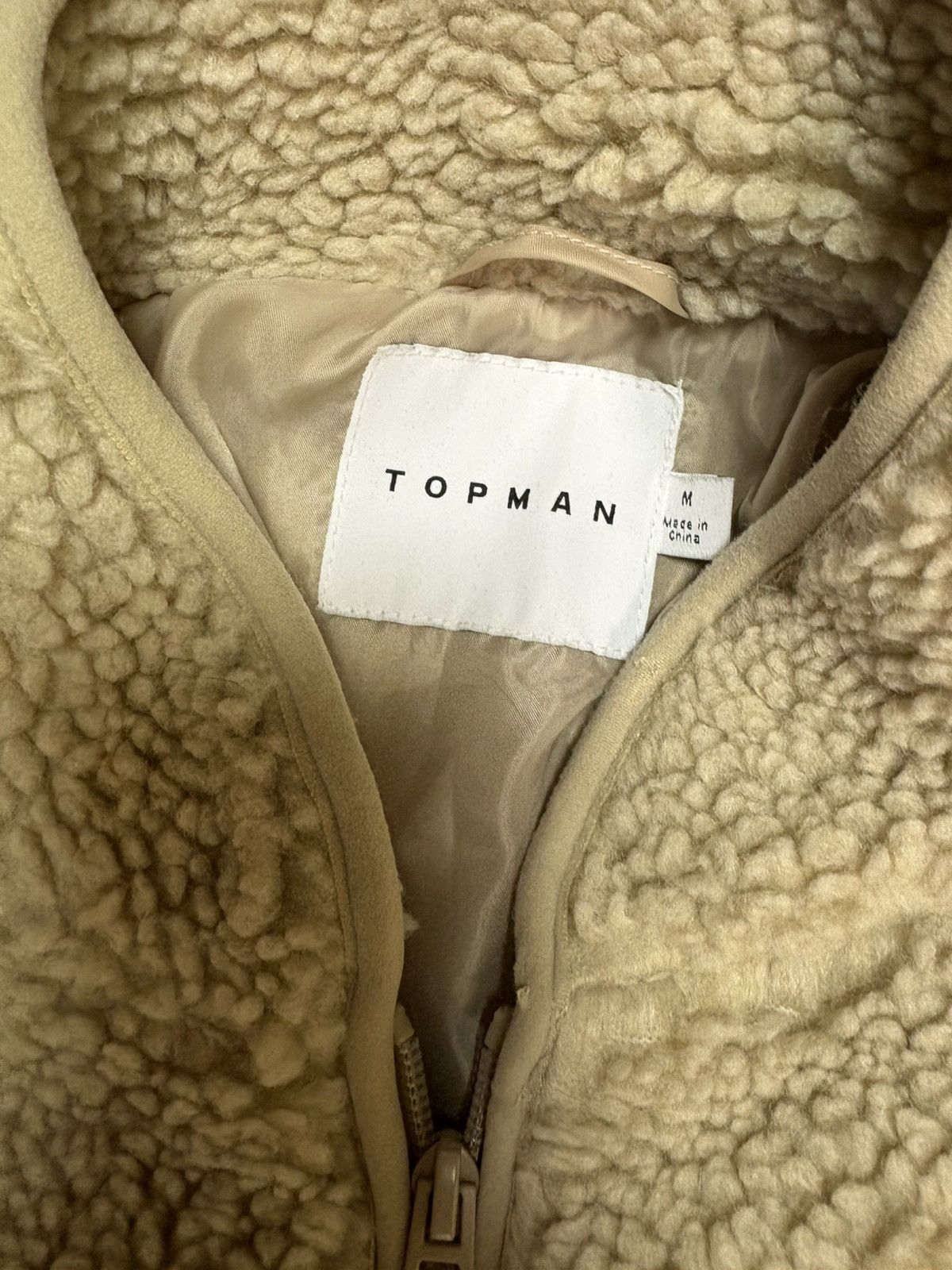 Topman Topman Sherpa Zip Up Size US M / EU 48-50 / 2 - 2 Thumbnail