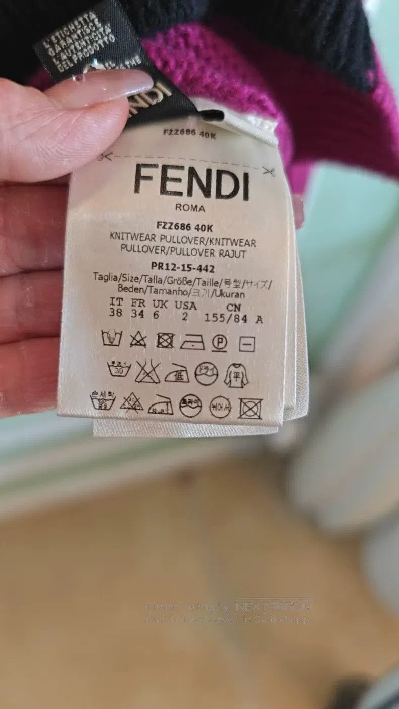 Fendi Fendi Cashmere Knit Sweater Skirt Set Size XS / US 0-2 / IT 36-38 - 4 Thumbnail