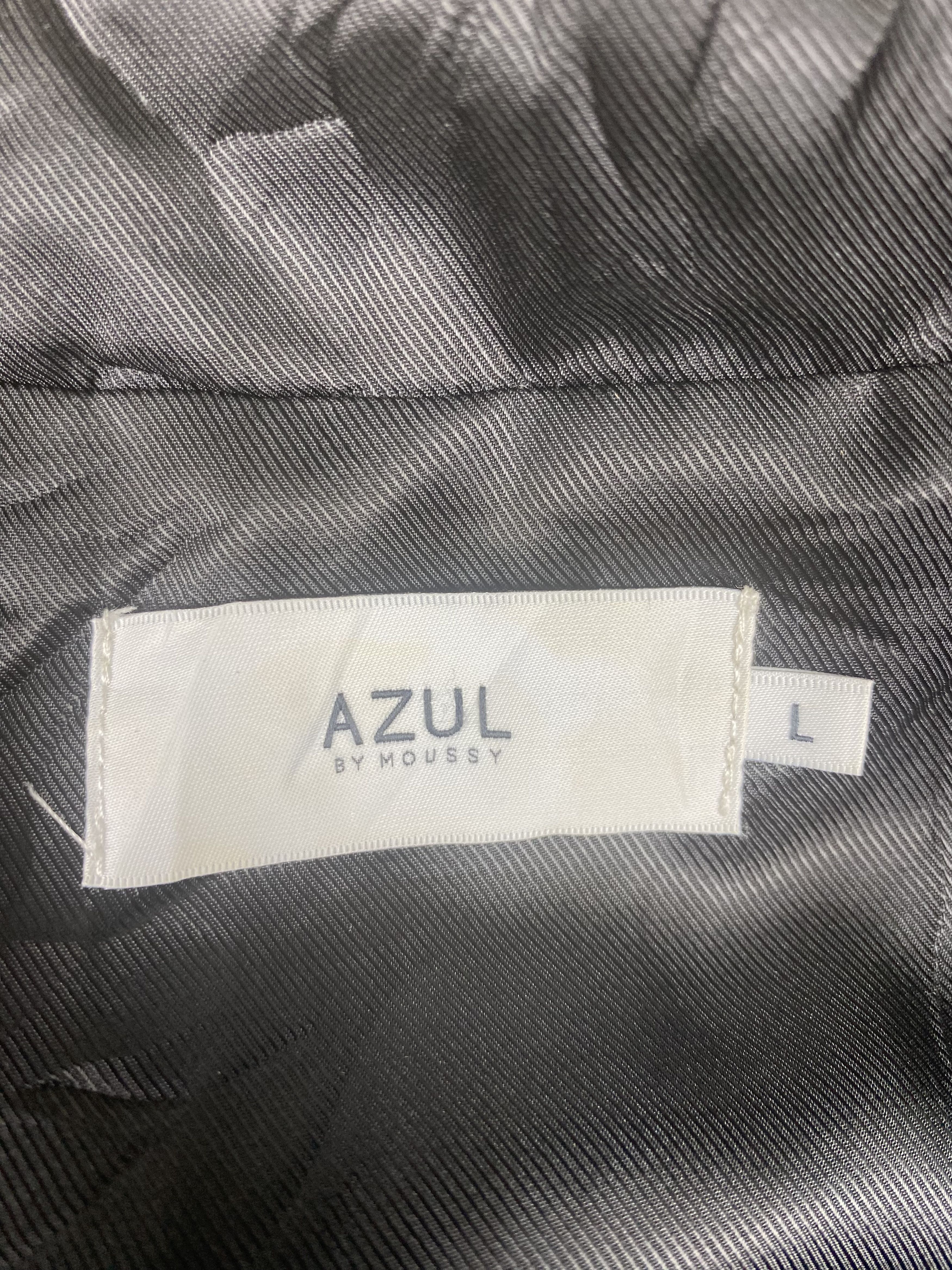 MOUSSY Vintage Azul By Moussy Hoodie Zip Up Helix Fleece Jacket Size US L / EU 52-54 / 3 - 12 Thumbnail