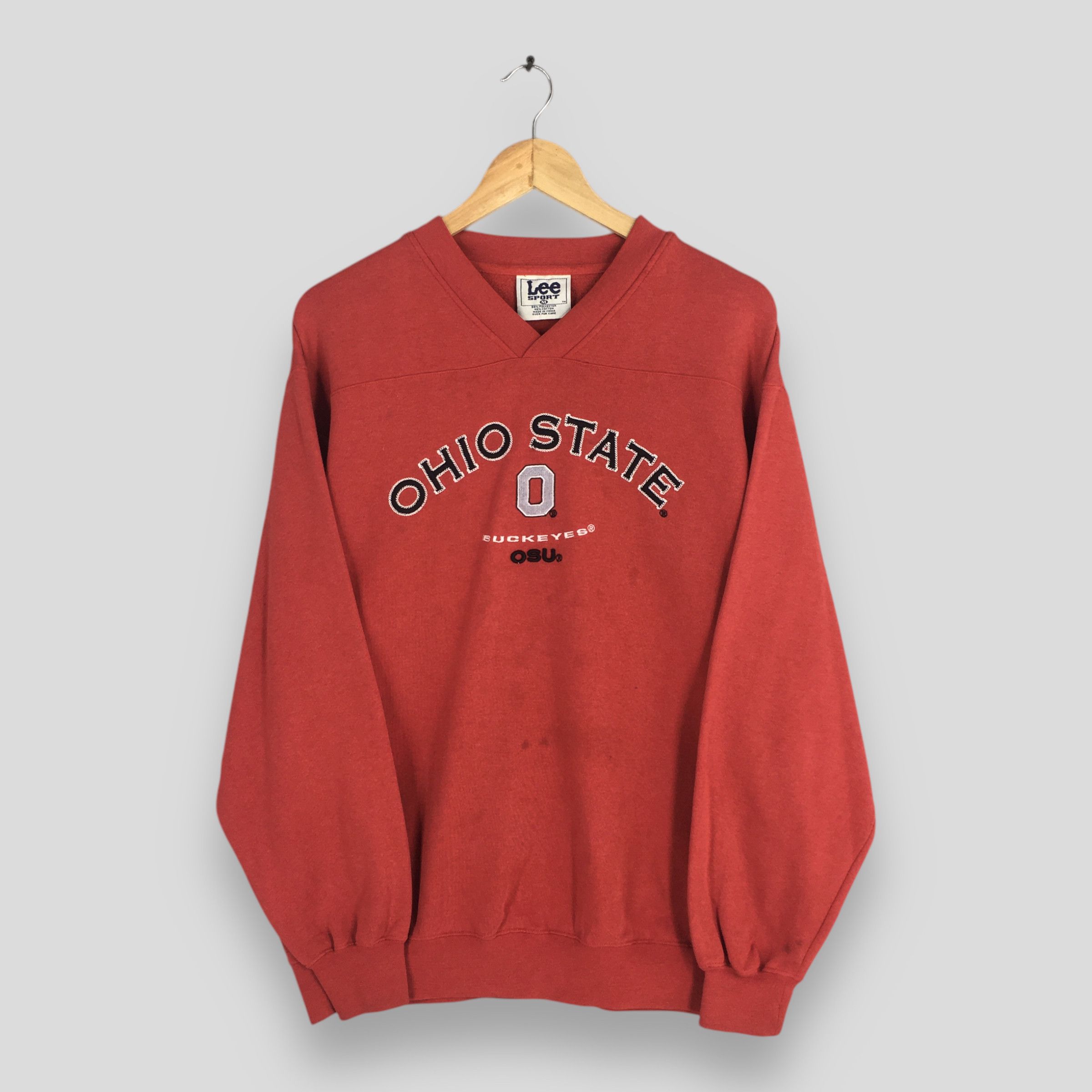 NCAA × Vintage Vintage Ohio State Buckeyes NCAA Red Sweatshirt Medium Size US M / EU 48-50 / 2 - 1 Thumbnail