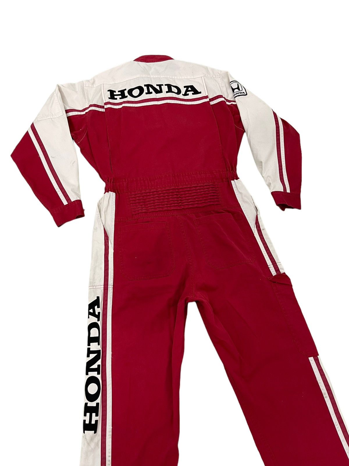 Honda Vtg 90s Honda Jumpsuit Overalls Japan Motorsports 5🟩1 Size US 33 - 1 Thumbnail