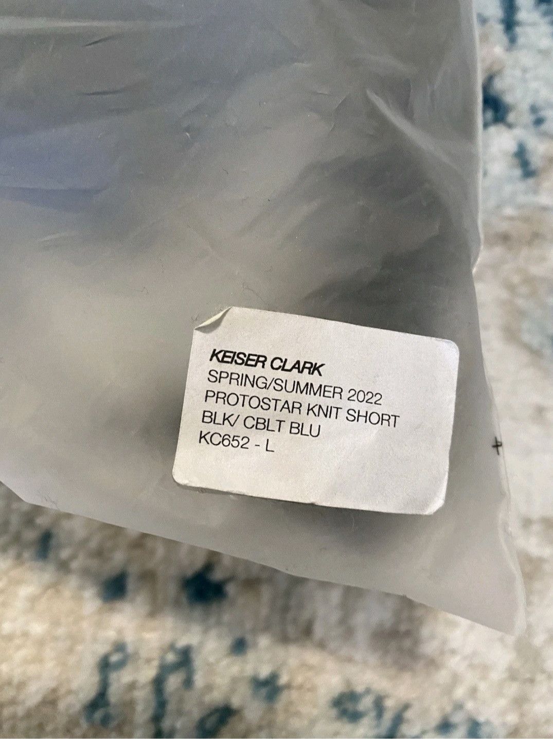 Keiser Clark Keiser Clark Prostar Knit Short Black Cobalt Blue Size L New Size US 36 / EU 52 - 8 Thumbnail