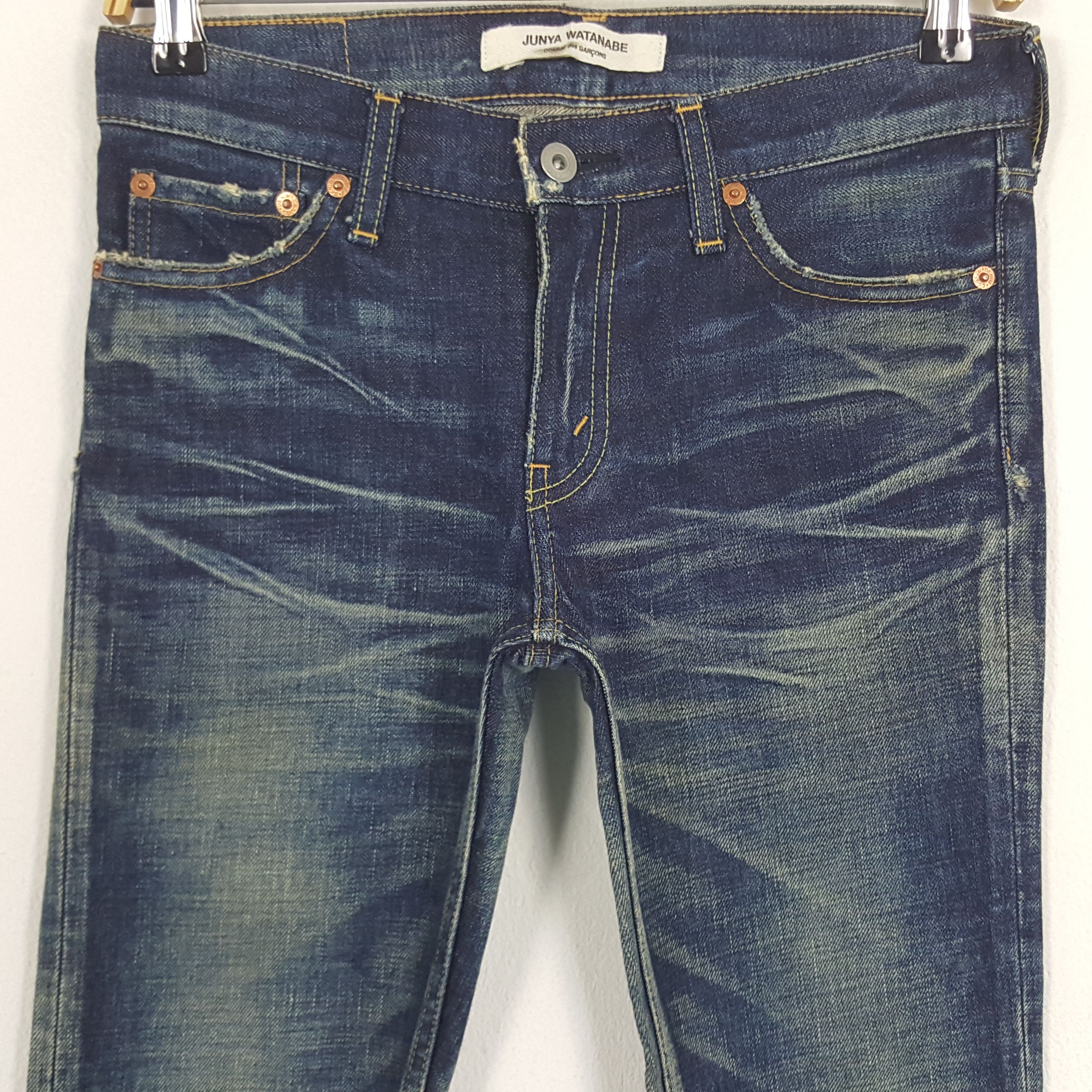 Comme des Garcons × Junya Watanabe × Vintage Vintage Comme des Garcons x Junya Watanabe Denim Jeans Size US 29 - 2 Thumbnail
