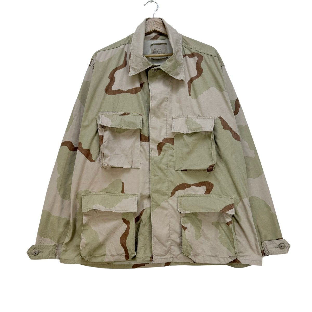 American Apparel ❄️AMERICAN DESERT CAMOUFLAGE COMBAT BUTTON SHIRTS Size US L / EU 52-54 / 3 - 2 Thumbnail