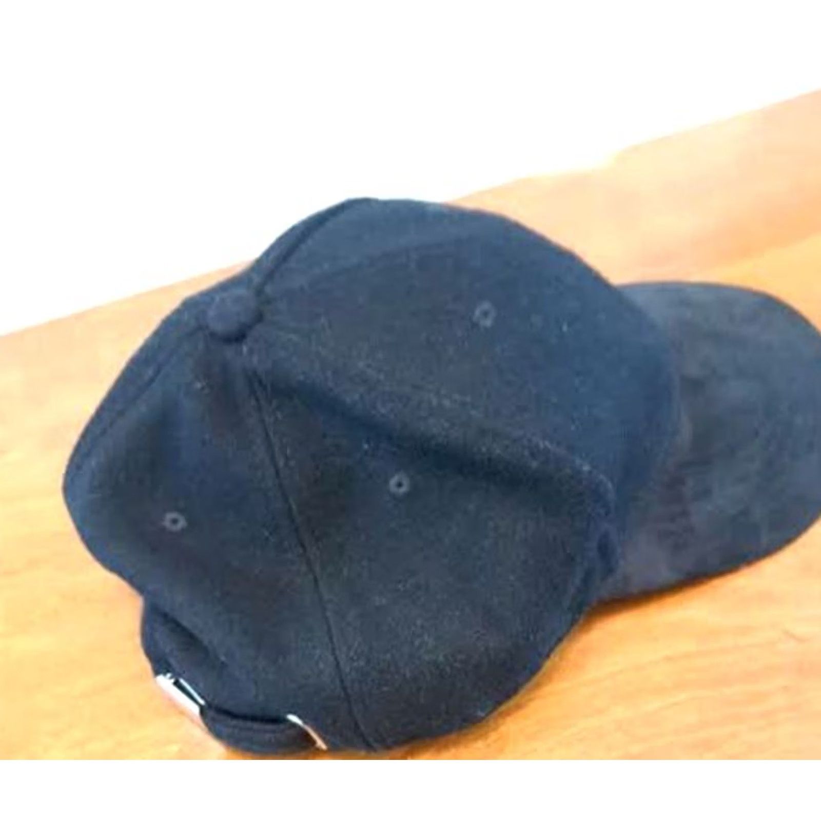 Chaps Vintage Chaps Baseball Hat - Black Wool 55% - Adjustable Strap - Rare Size ONE SIZE - 3 Thumbnail