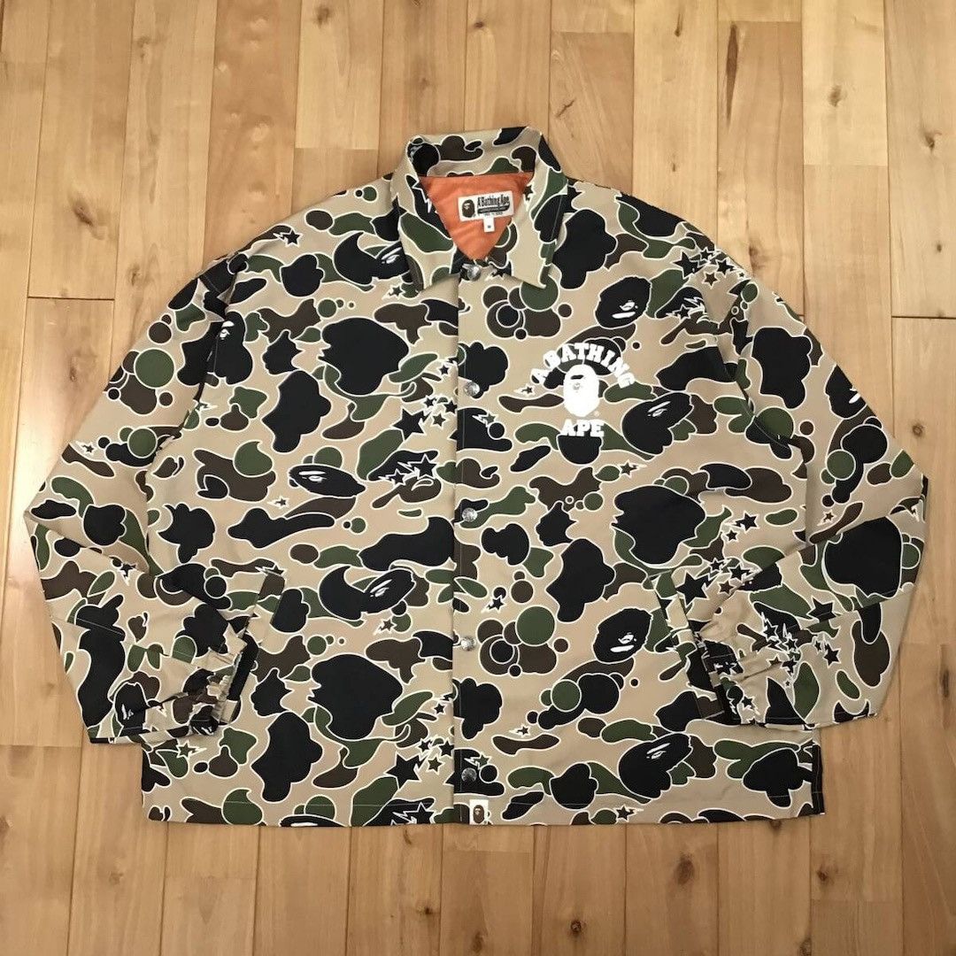 Bape BAPE College logo coach jacket STA CAMO a bathing ape Size US M / EU 48-50 / 2 - 1 Thumbnail