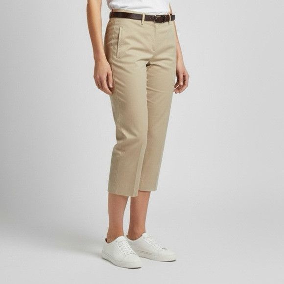 Prada Prada Straight Leg Cotton Crop Capri Pants - 8 / Medium Size 30" / US 8 / IT 44 - 1 Thumbnail