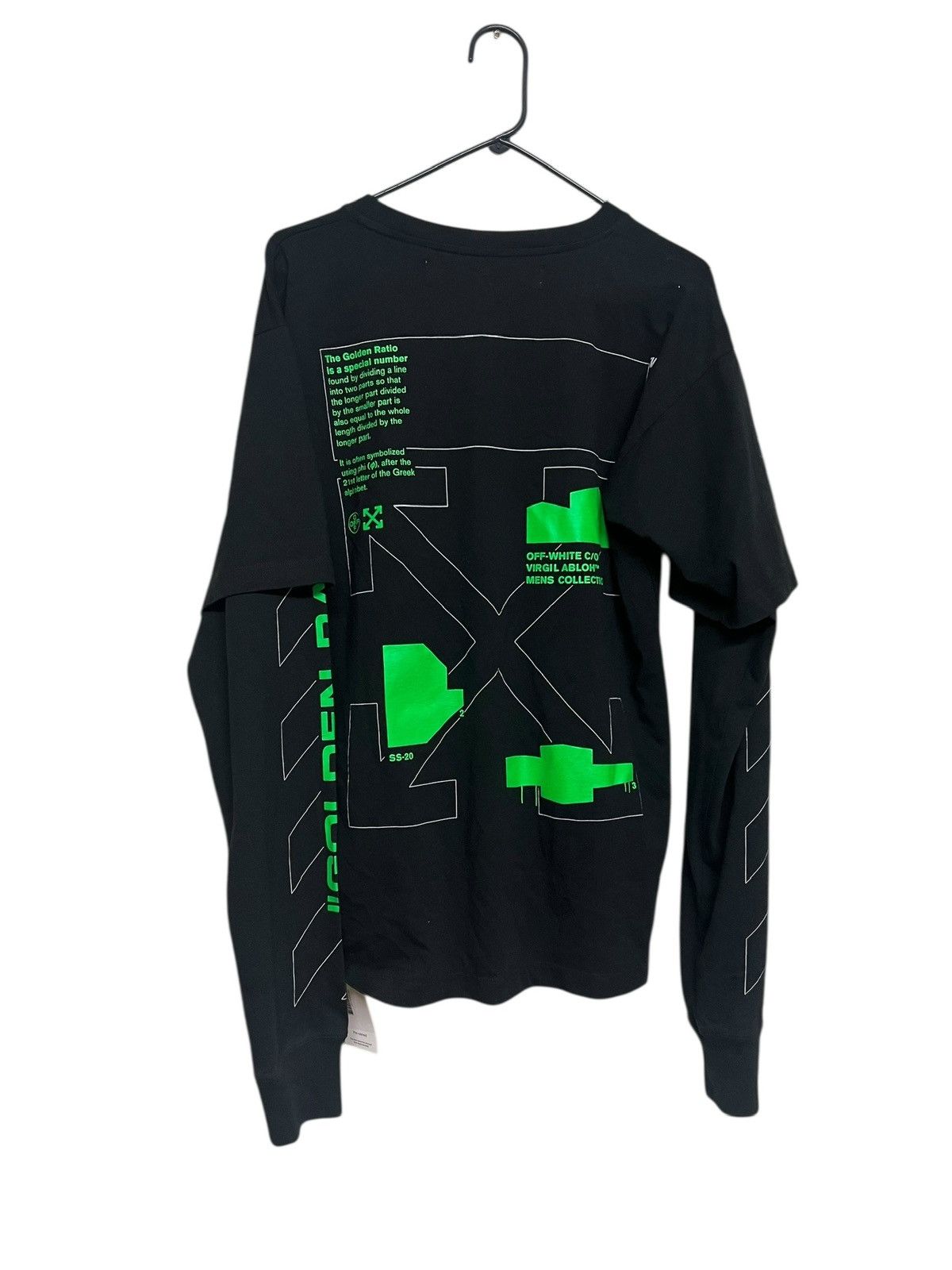 Off-White Off White Long Sleeve Shirt Neon Green Black Medium Size US M / EU 48-50 / 2 - 6 Thumbnail