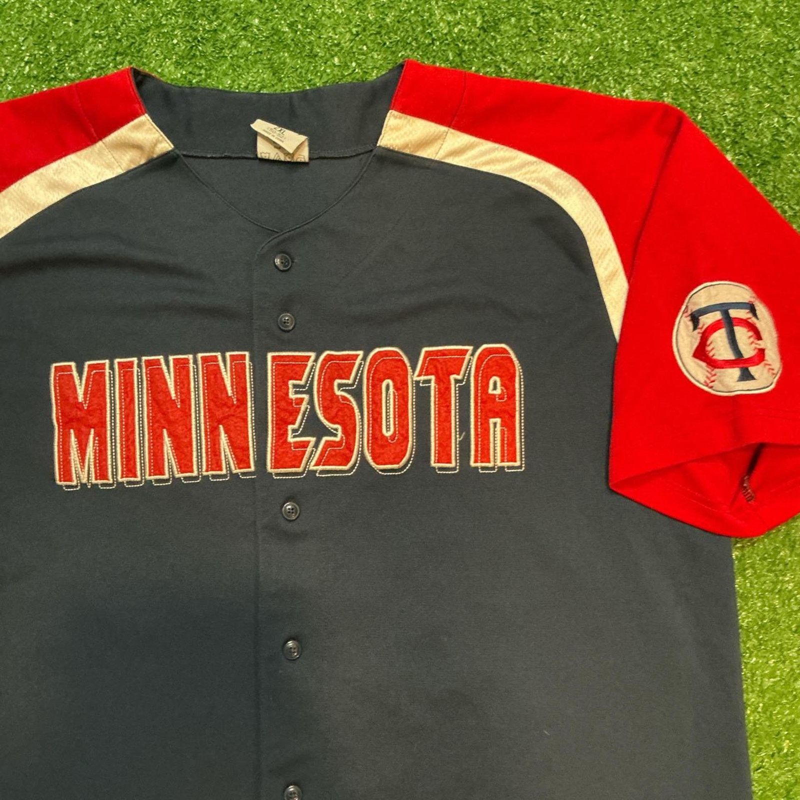 MLB Vintage 90s MLB Minnesota Twins Baseball Jersey Size XXL Size US L / EU 52-54 / 3 - 3 Thumbnail