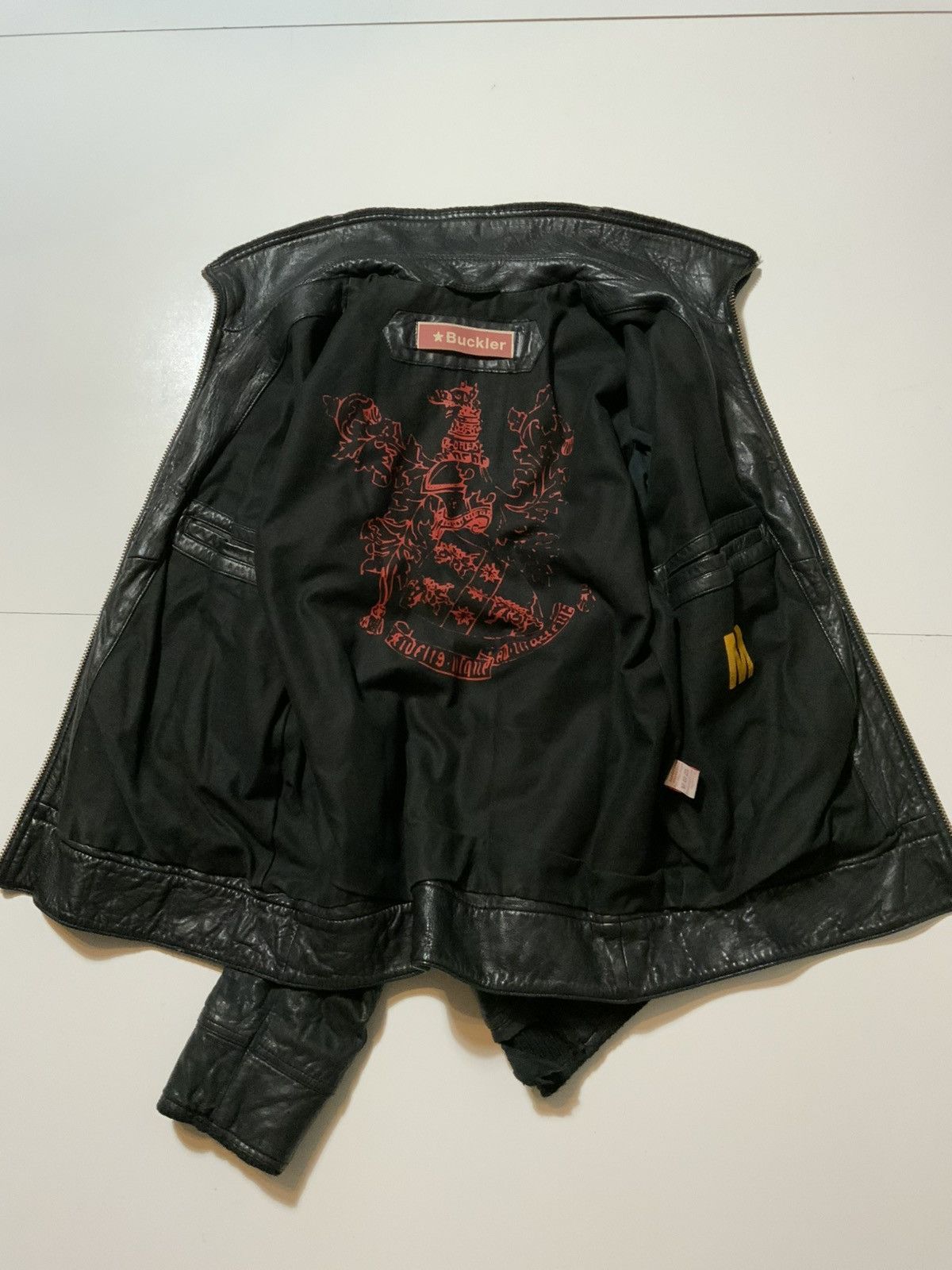 Buckler Andrew Buckler Faithful Unto Death Leather Motorcycle Jacket Size US M / EU 48-50 / 2 - 3 Thumbnail