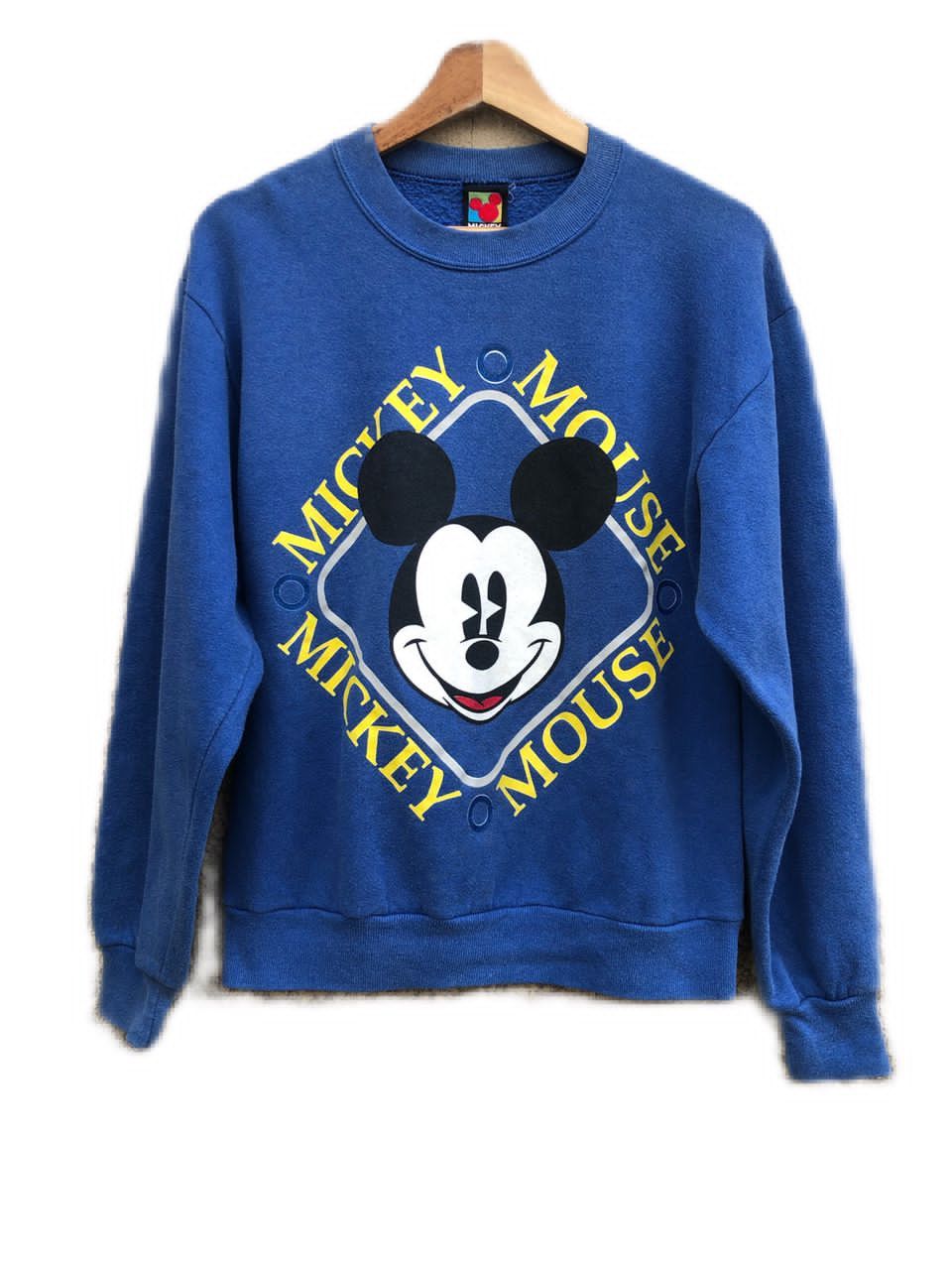 Disney × Mickey Mouse × Vintage Vintage 90s Mickey Mouse Sweatshirt Size US S / EU 44-46 / 1 - 1 Thumbnail