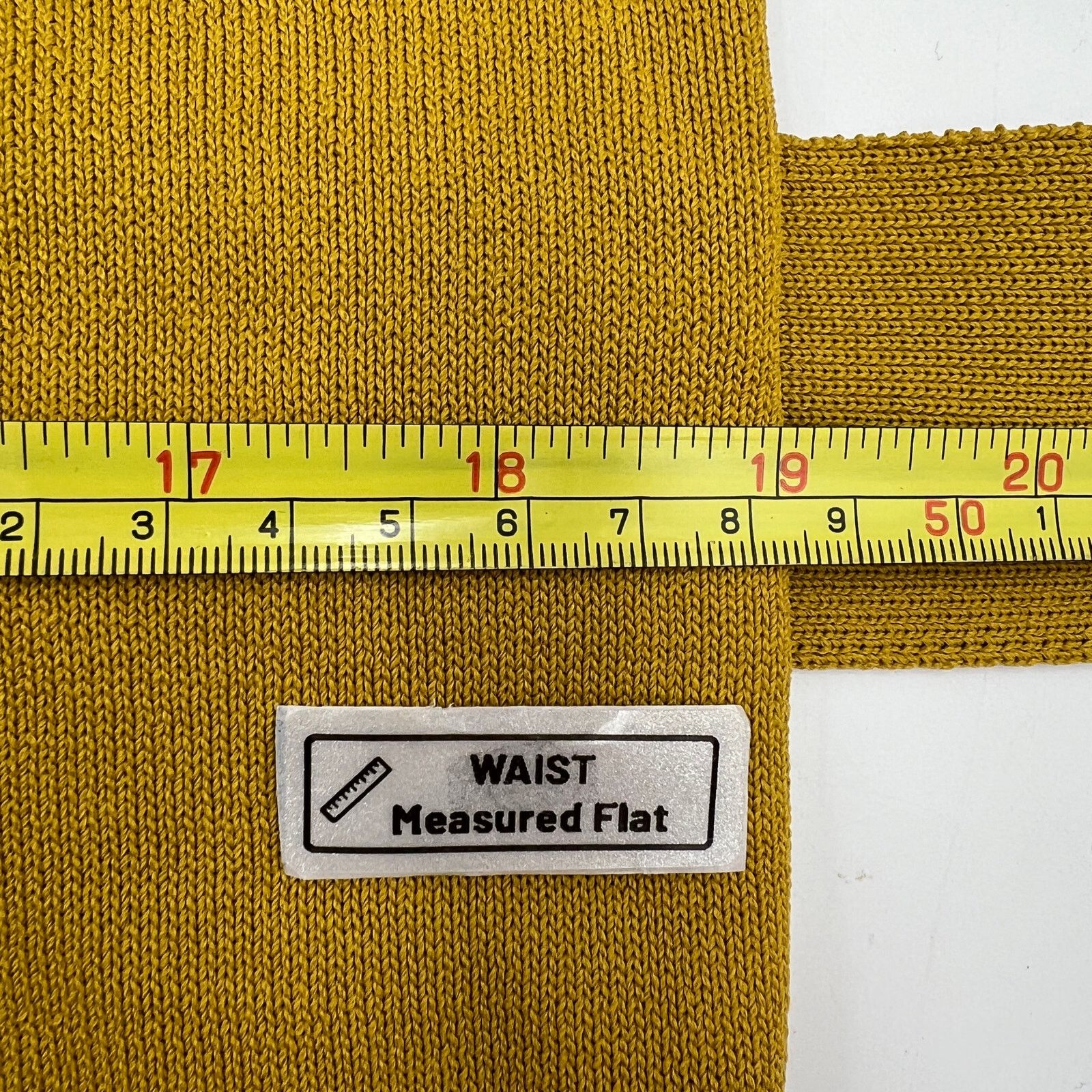 Other Eva Mendes Yellow Knit Midi Dress Size XL / US 12-14 / IT 48-50 - 5 Thumbnail