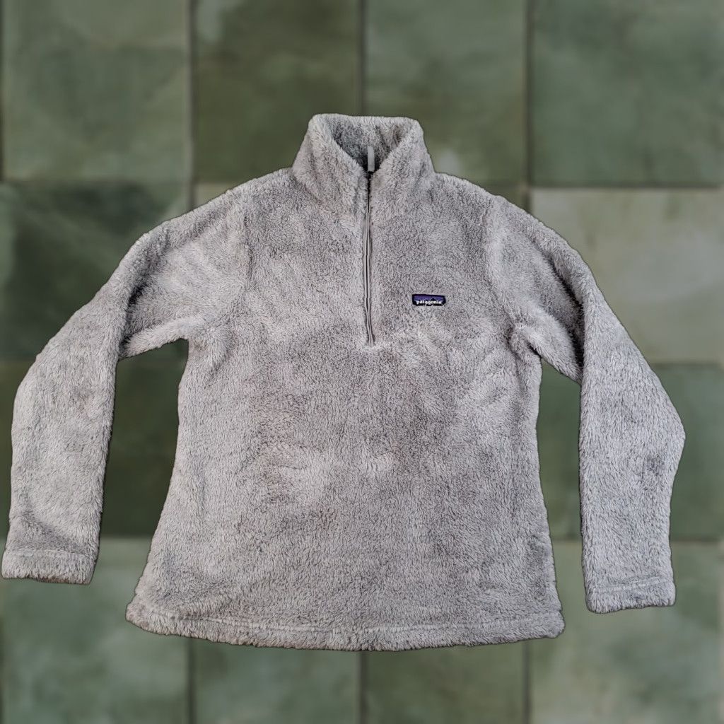 Patagonia Patagonia Los Gatos Jacket Womens Large Gray 1/4 Zip Pullover - Regular Fit, Casual Outdoor Coat Size L / US 10 / IT 46 - 1 Thumbnail