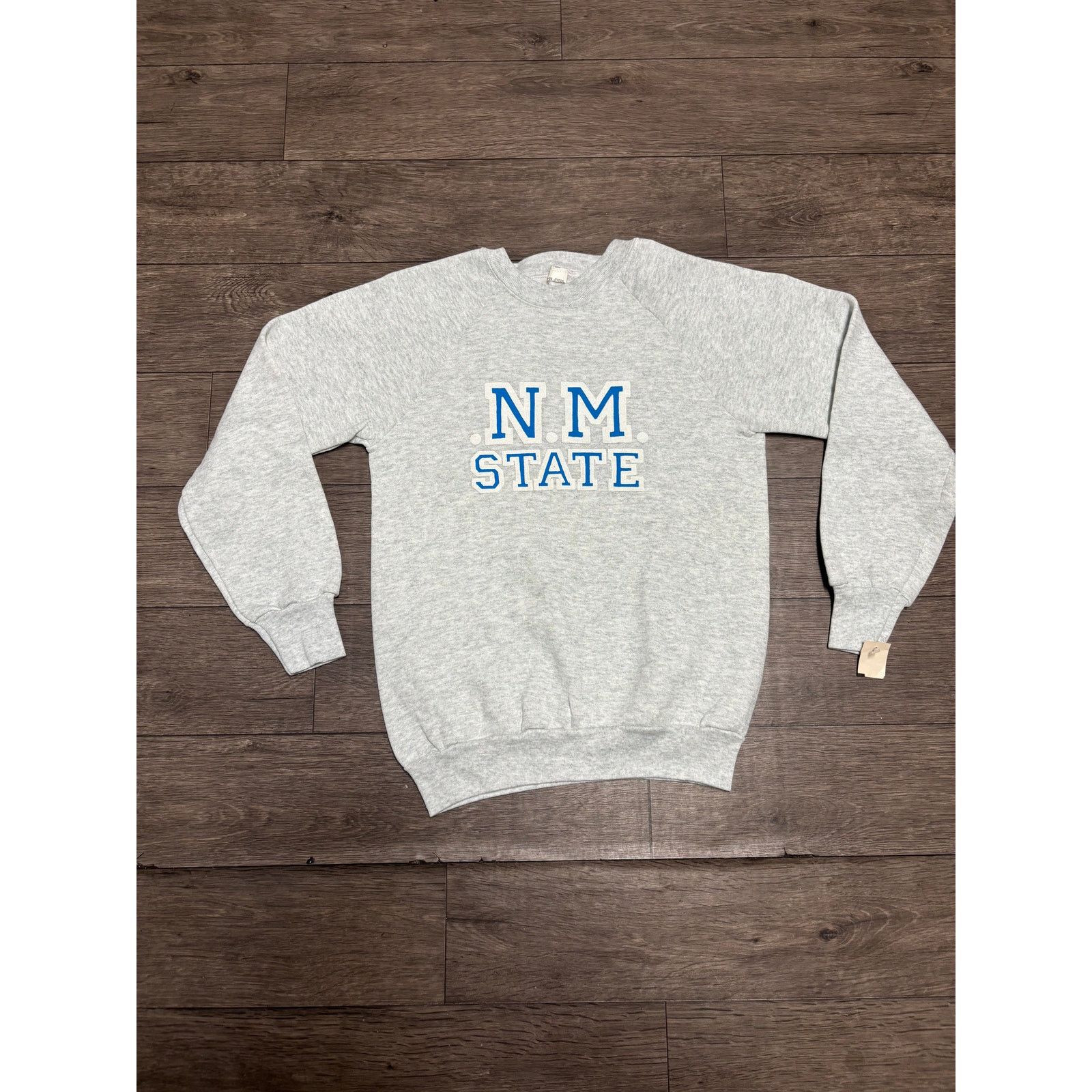 Vintage NWT Vintage New Mexico State Grey Sweatshirt 80s 90s Size US S / EU 44-46 / 1 - 1 Thumbnail