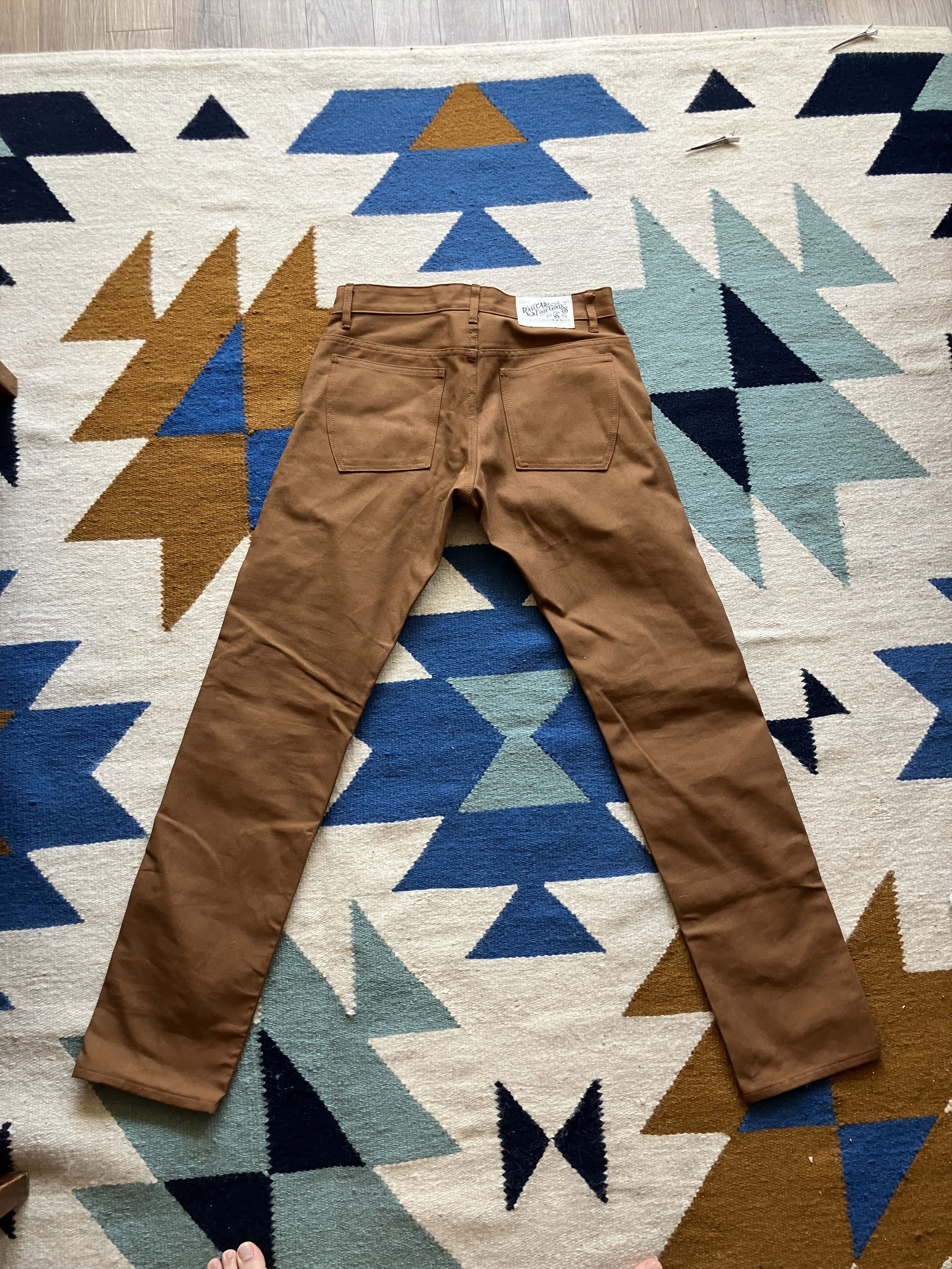 Railcar Fine Goods Canvas flight trousers (duck) Size US 32 / EU 48 - 2 Thumbnail