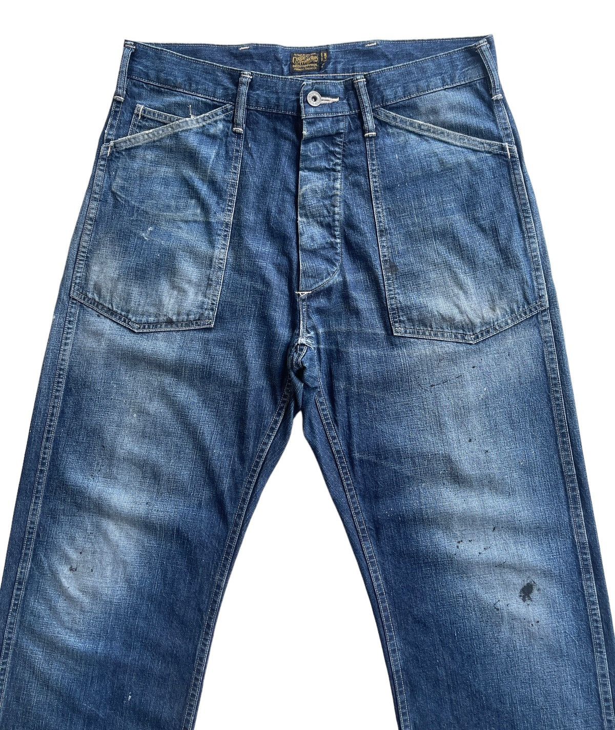 Japanese Brand Cootie Productions Baker Denim Size US 33 - 5 Thumbnail