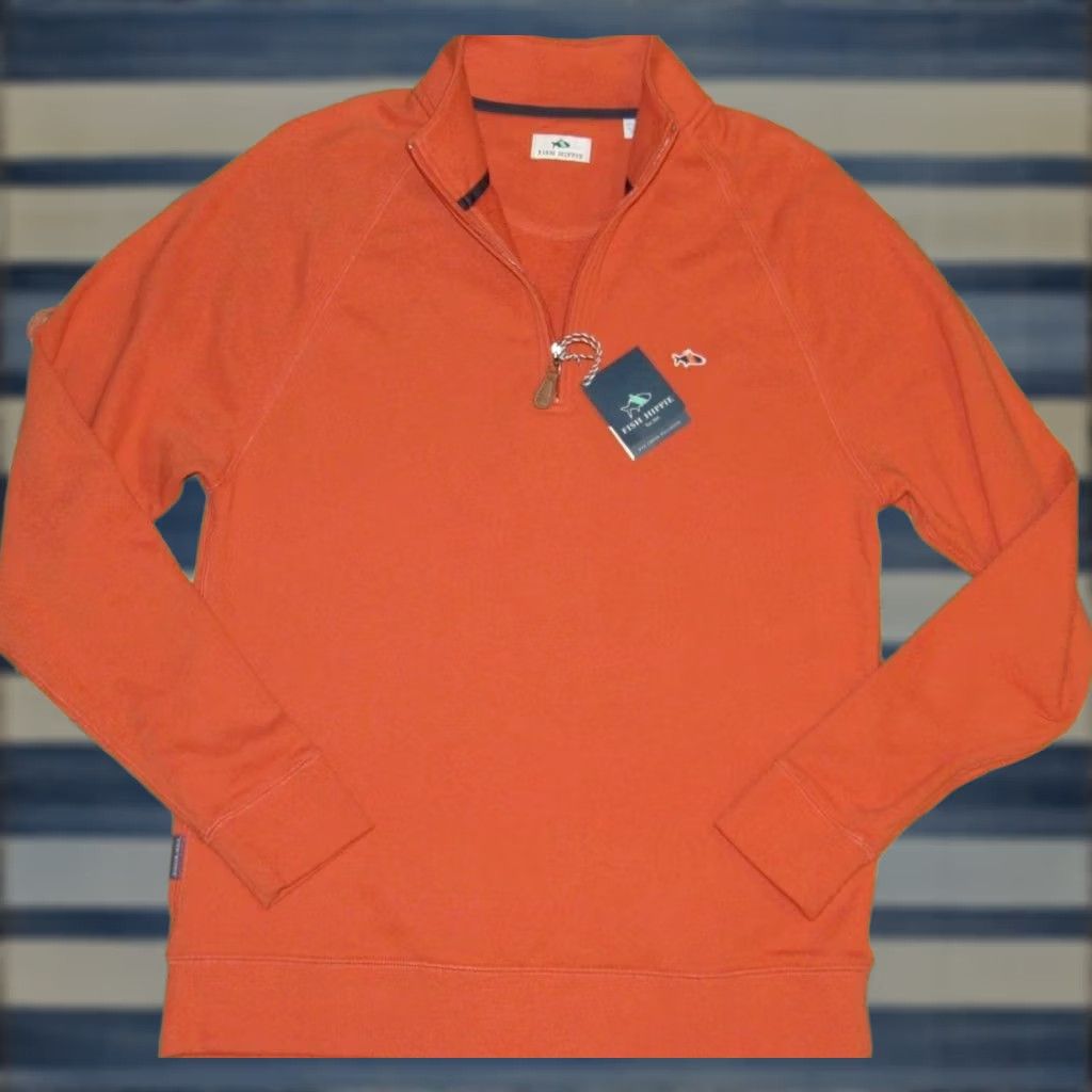 Vintage FISH HIPPIE 1/4 Zip Sweater Ginger Orange Rye Creek Small NWT Size US S / EU 44-46 / 1 - 1 Thumbnail