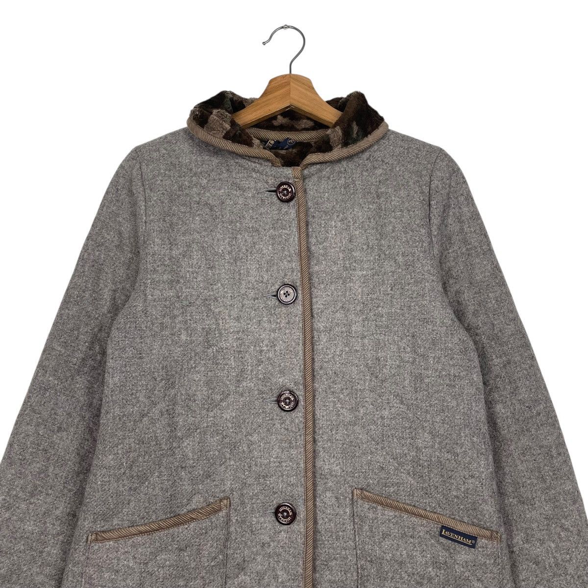 Lavenham Lavenham Wool Coat Size S / US 4 / IT 40 - 3 Thumbnail