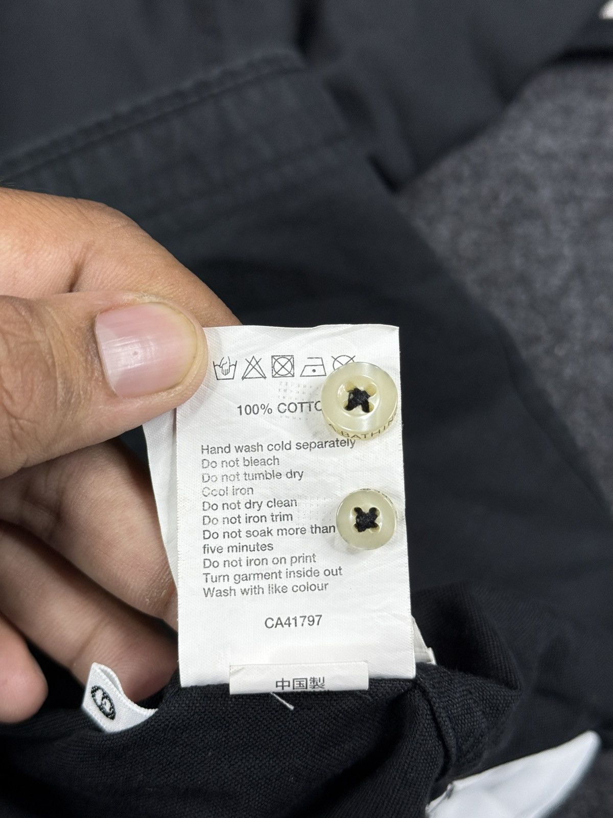 Aape × Bape A Bathing Ape black button up long sleeve shirt Size US M / EU 48-50 / 2 - 9 Thumbnail