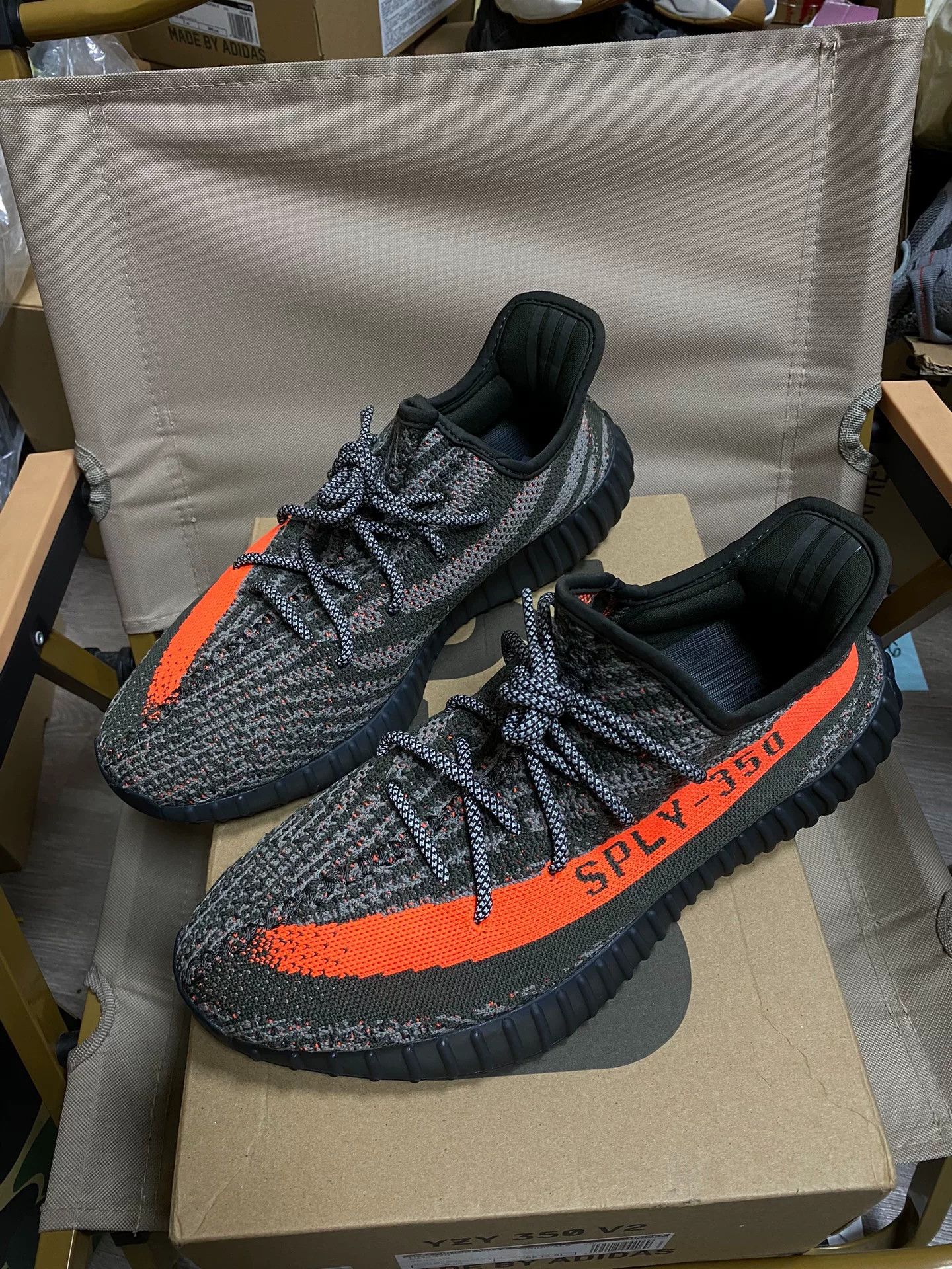 Adidas Adidas YEEZY350 Gray Lowtop Sneakers 10.5 Men Size US 10.5 / EU 43-44 - 1 Thumbnail