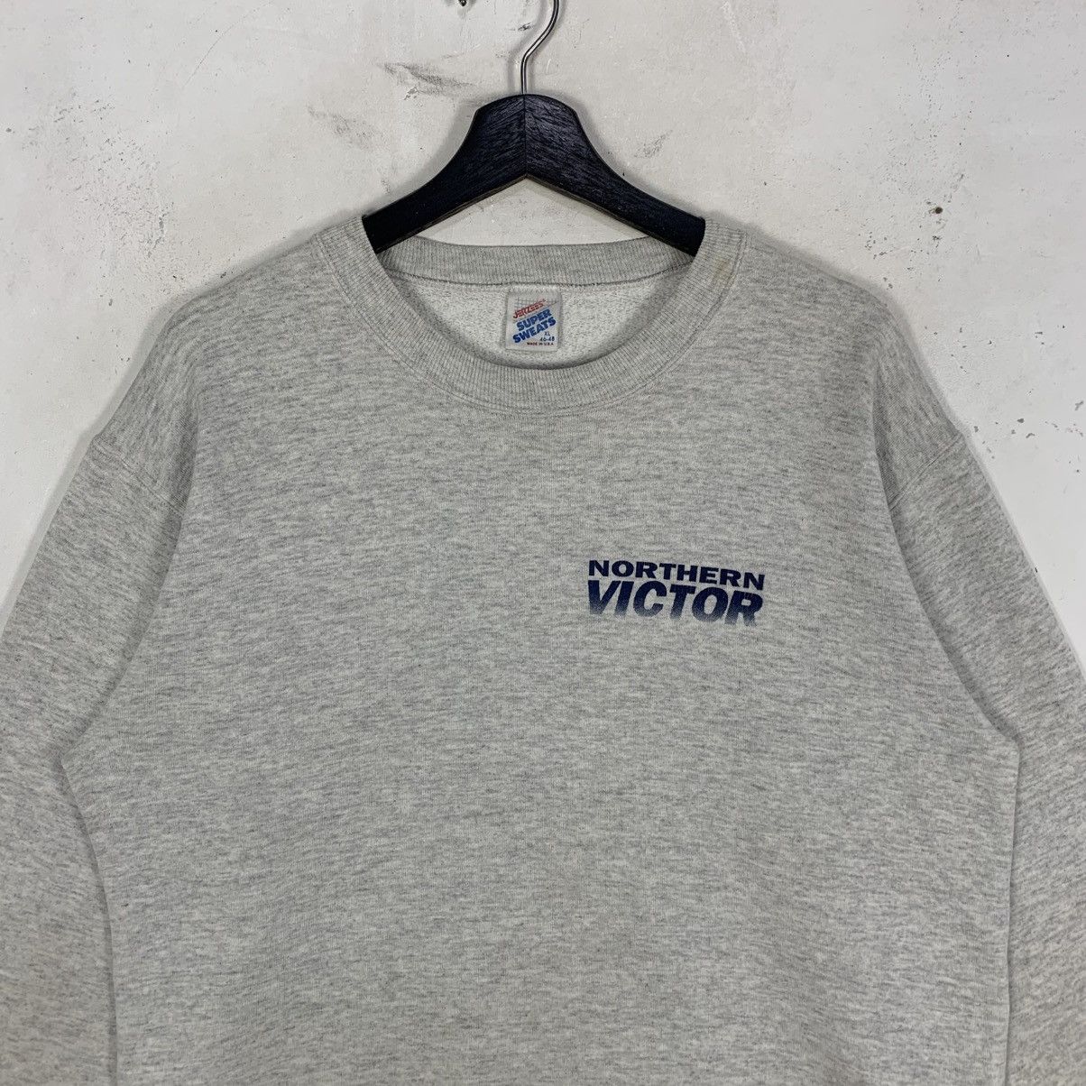 Jerzees Vintage Jerzees Northern Victor Ship Graphic Sweatshirt Size US M / EU 48-50 / 2 - 4 Thumbnail