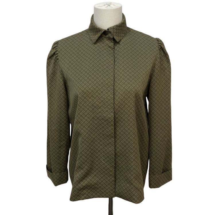 Dior Christian Dior Wool Geometric Print Blouse Size M Size M / US 6-8 / IT 42-44 - 1 Thumbnail
