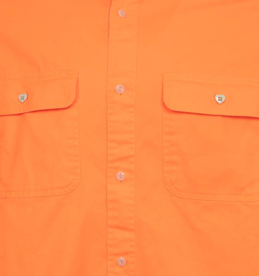 Human Made o1h1sh11224 Twill Work Shirt in Orange Size US M / EU 48-50 / 2 - 3 Thumbnail
