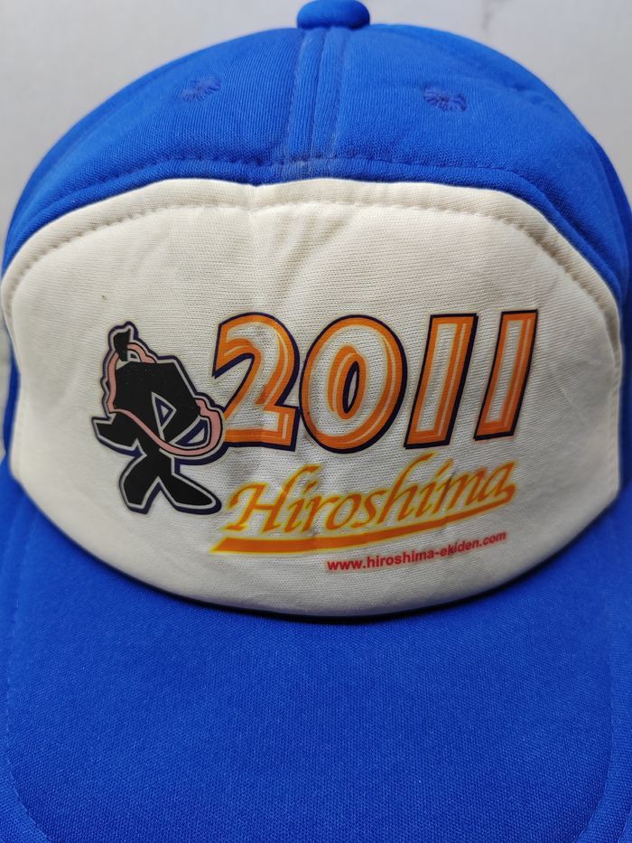 Japanese Brand Vintage Mizuno Hiroshima Marathon 2011 Cap Hat Size ONE SIZE - 3 Thumbnail