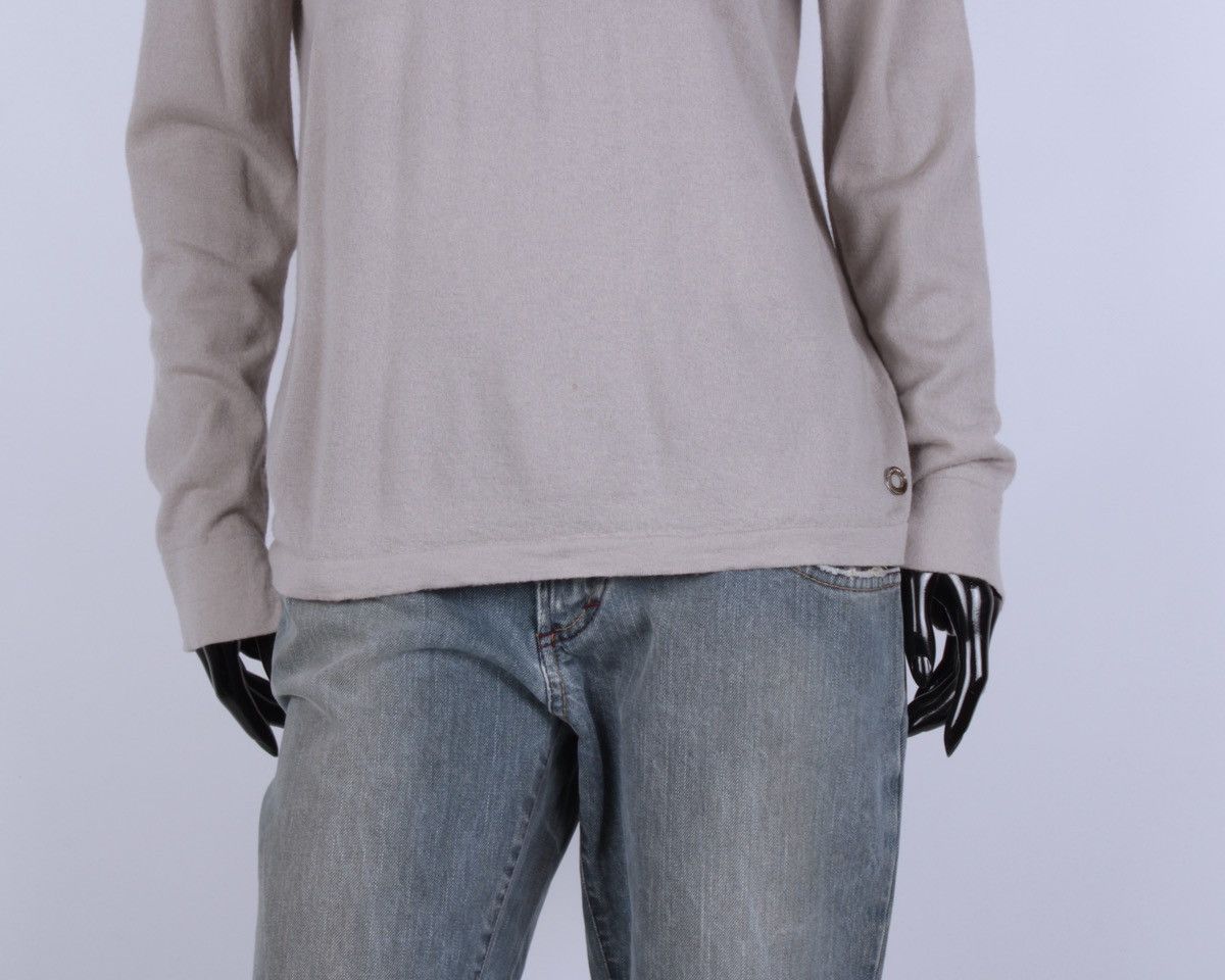 Designer × Loro Piana LORO PIANA 100% Cashmere Logo Metal Beige Sweater Jumper Size M / US 6-8 / IT 42-44 - 5 Thumbnail