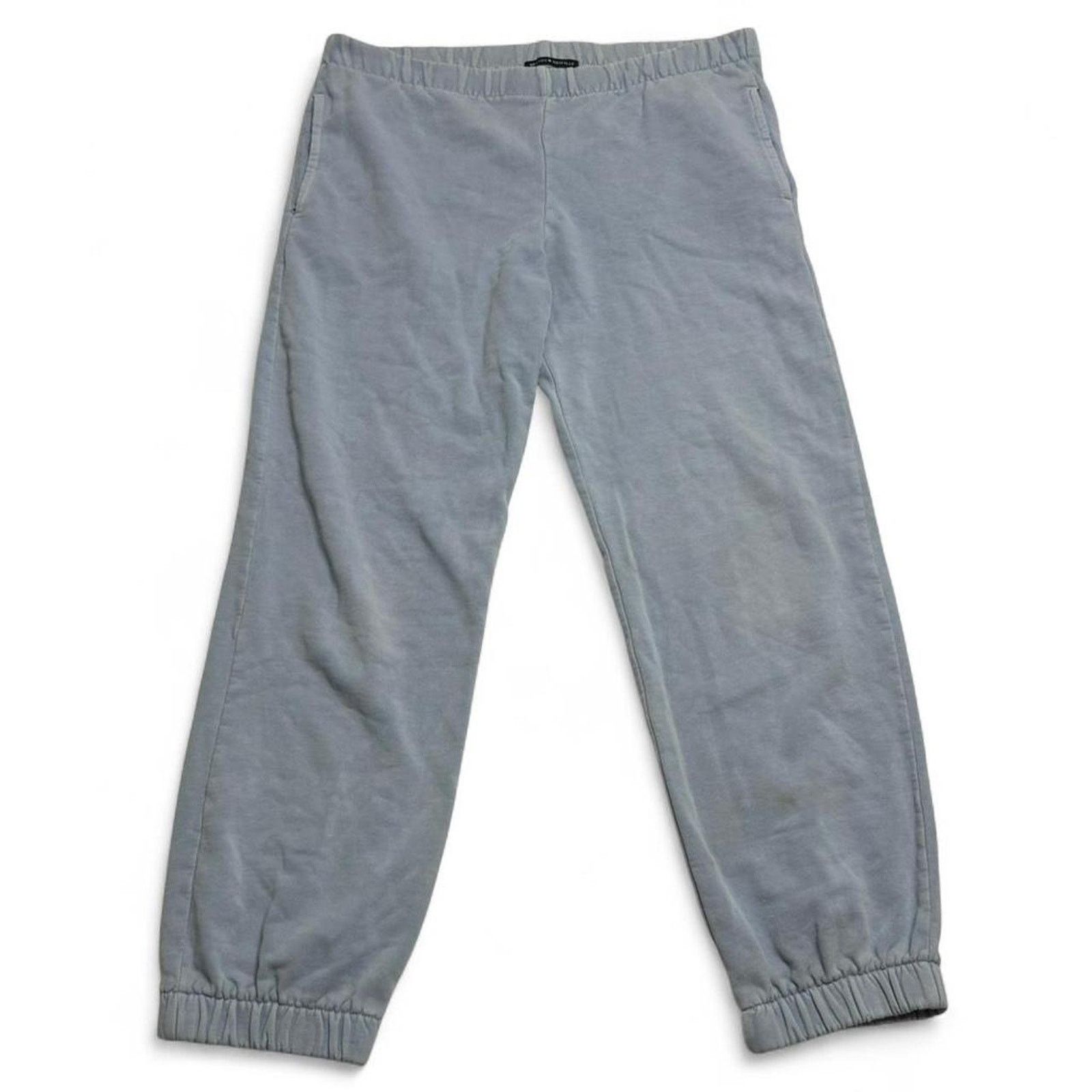 Brandy Melville Brandy Melville Light Blue 100% Cotton Joggers One Size Size 27" / US 4 / IT 40 - 2 Thumbnail