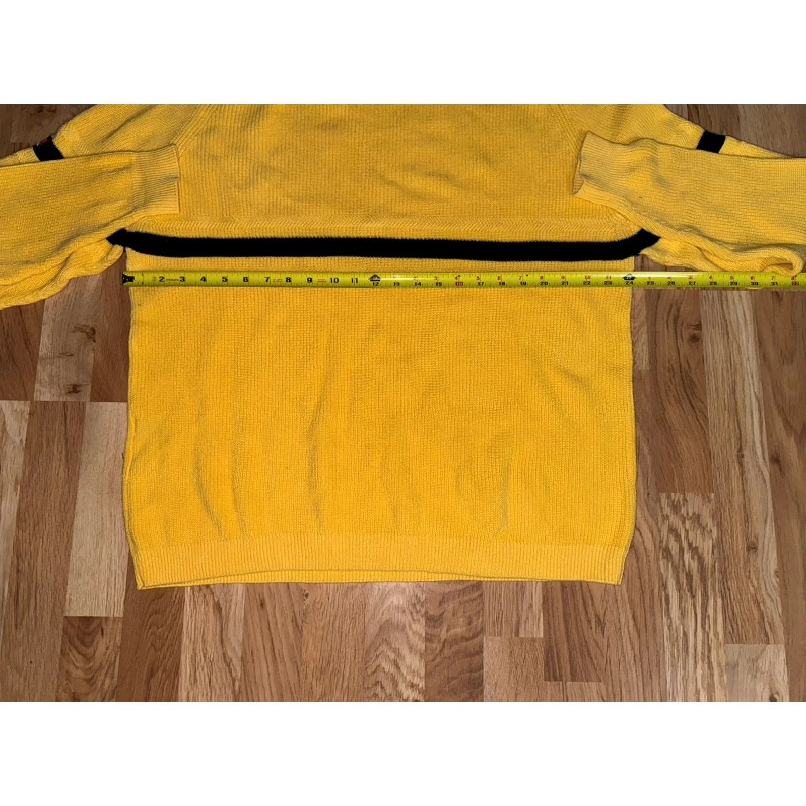 Nautica VINTAGE Nautica Sweater Men's L Yellow Spell Out Size US L / EU 52-54 / 3 - 6 Thumbnail