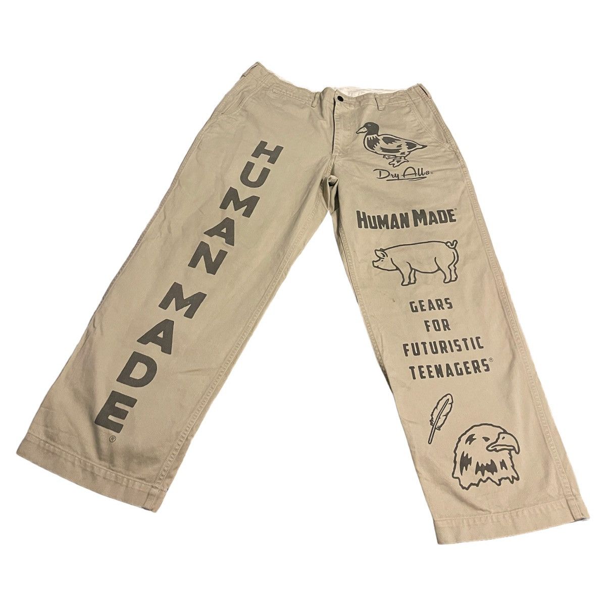 Human Made Human Made MILITARY PRINT CHINO | Grailed