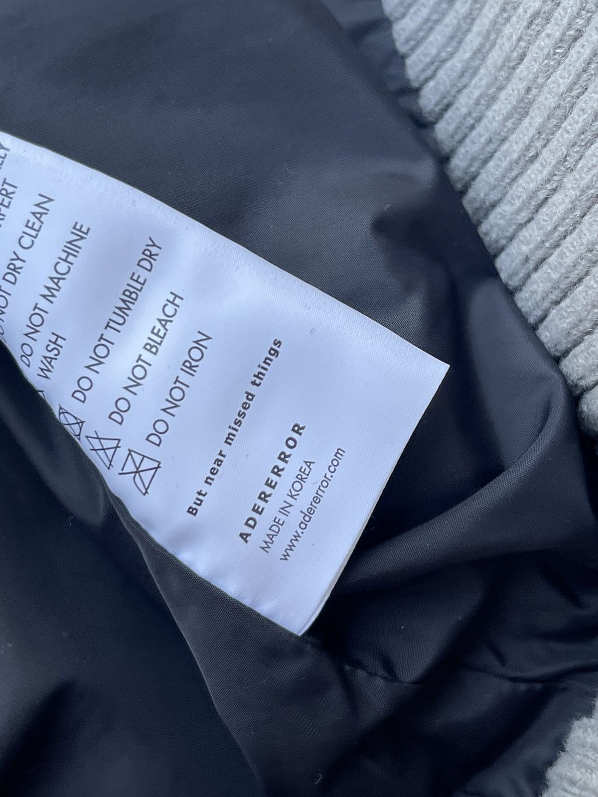 Ader Error !DS! SS22 Ader Error 3 Grey Deconstructed Bomber Jacket Size US M / EU 48-50 / 2 - 22 Thumbnail