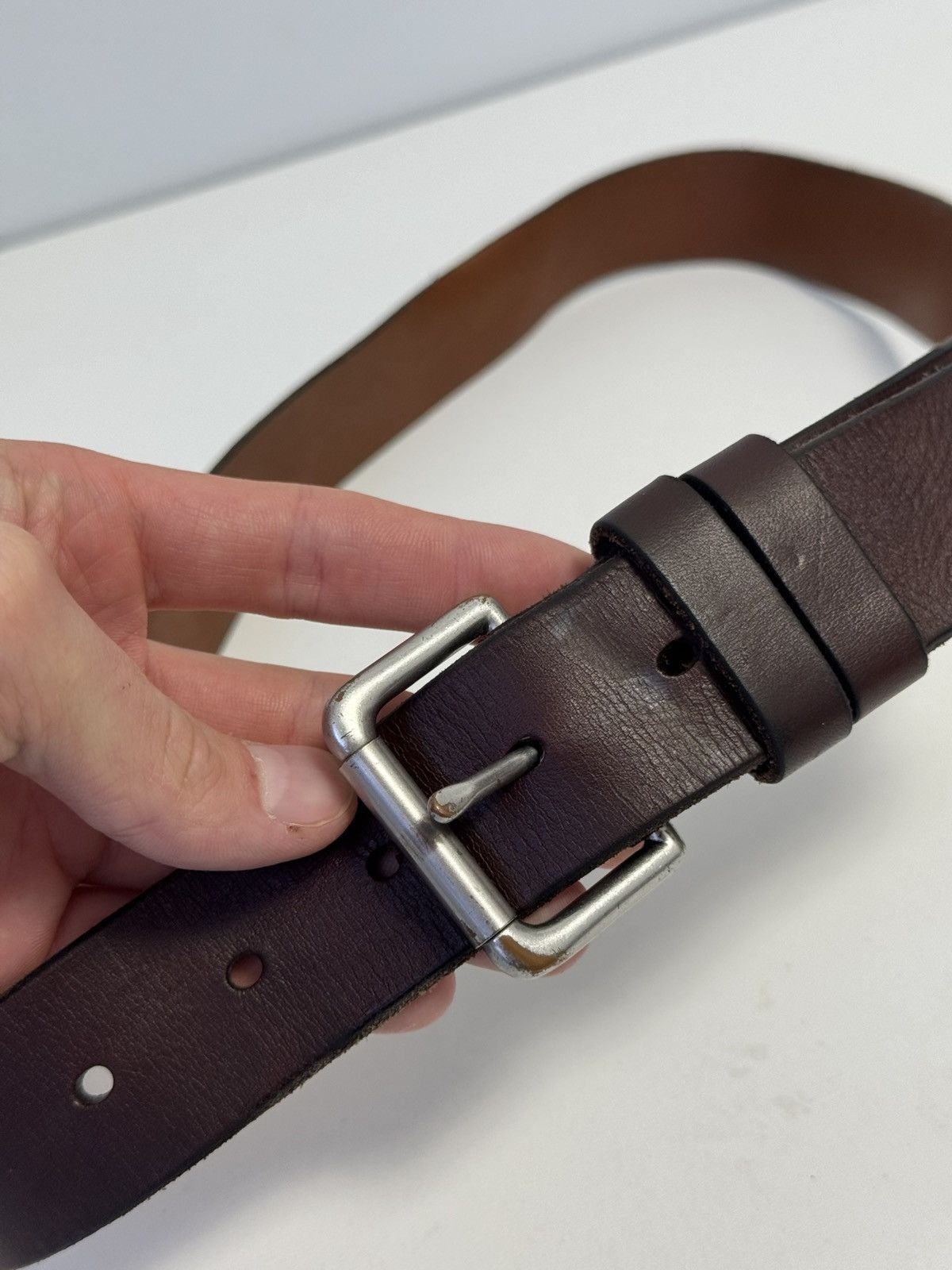 Polo Ralph Lauren Polo Ralph Lauren Vintage Leather belt Size ONE SIZE - 7 Thumbnail