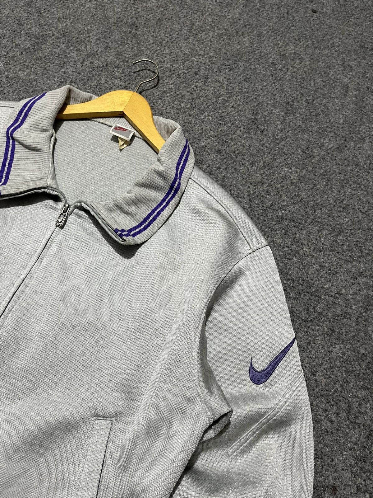 Nike Vintage 1980’s Nike Track Top Zipper Jacket Size US XL / EU 56 / 4 - 4 Thumbnail