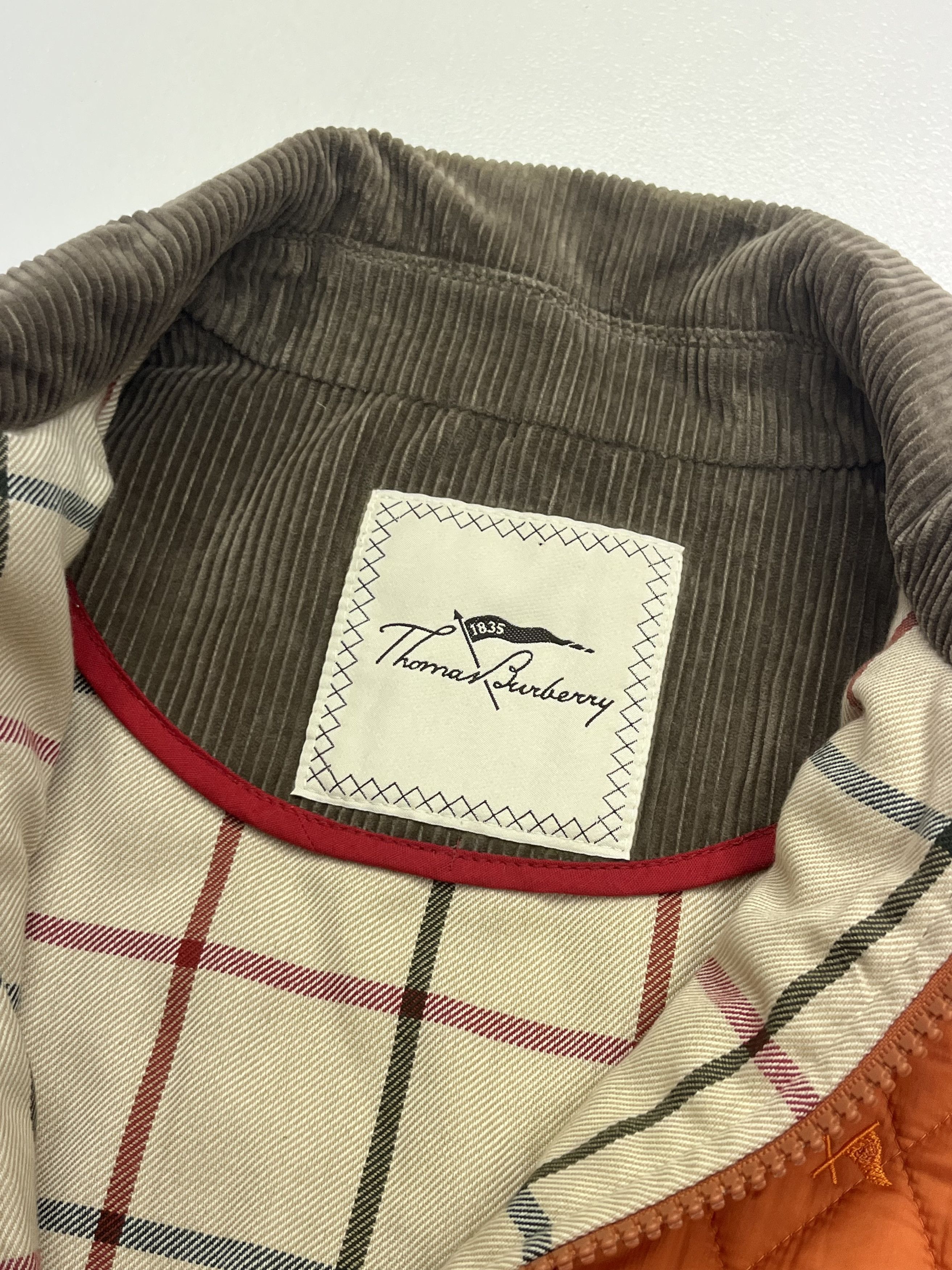Burberry Thomas Burberry Quilted Jacket Orange Size M / US 6-8 / IT 42-44 - 2 Thumbnail