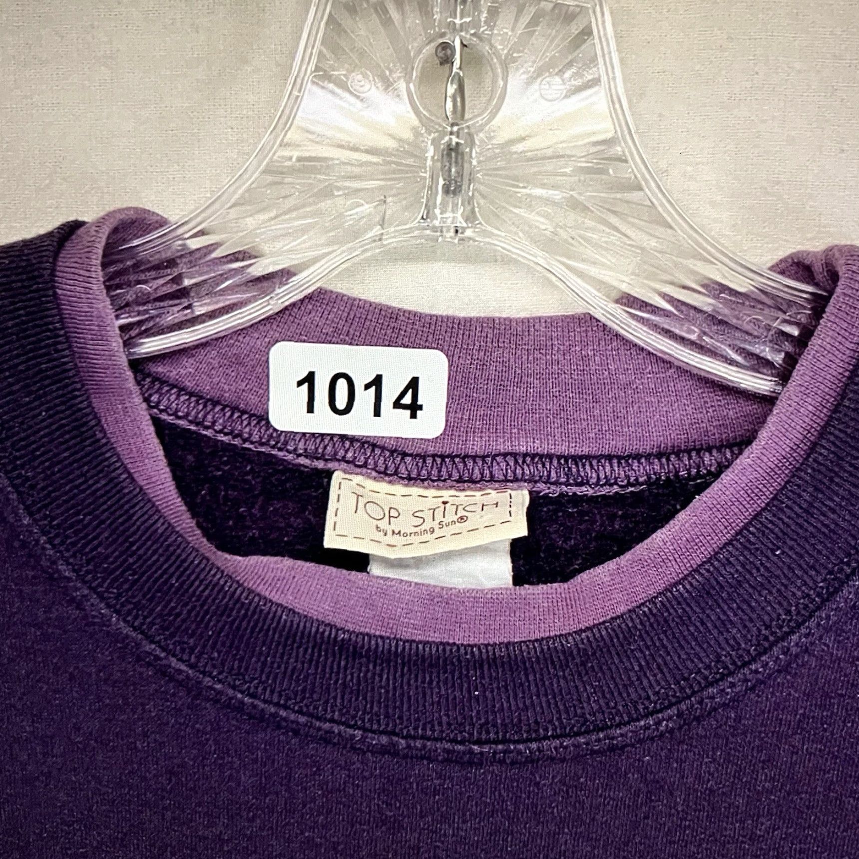Vintage VINTAGE Morning Sun Nature Sweatshirt Purple Blue Butterflies 90s Goth Graphic Fleece XL Womens Pullover Crew Neck Sequin Embellished Size XL / US 12-14 / IT 48-50 - 6 Thumbnail