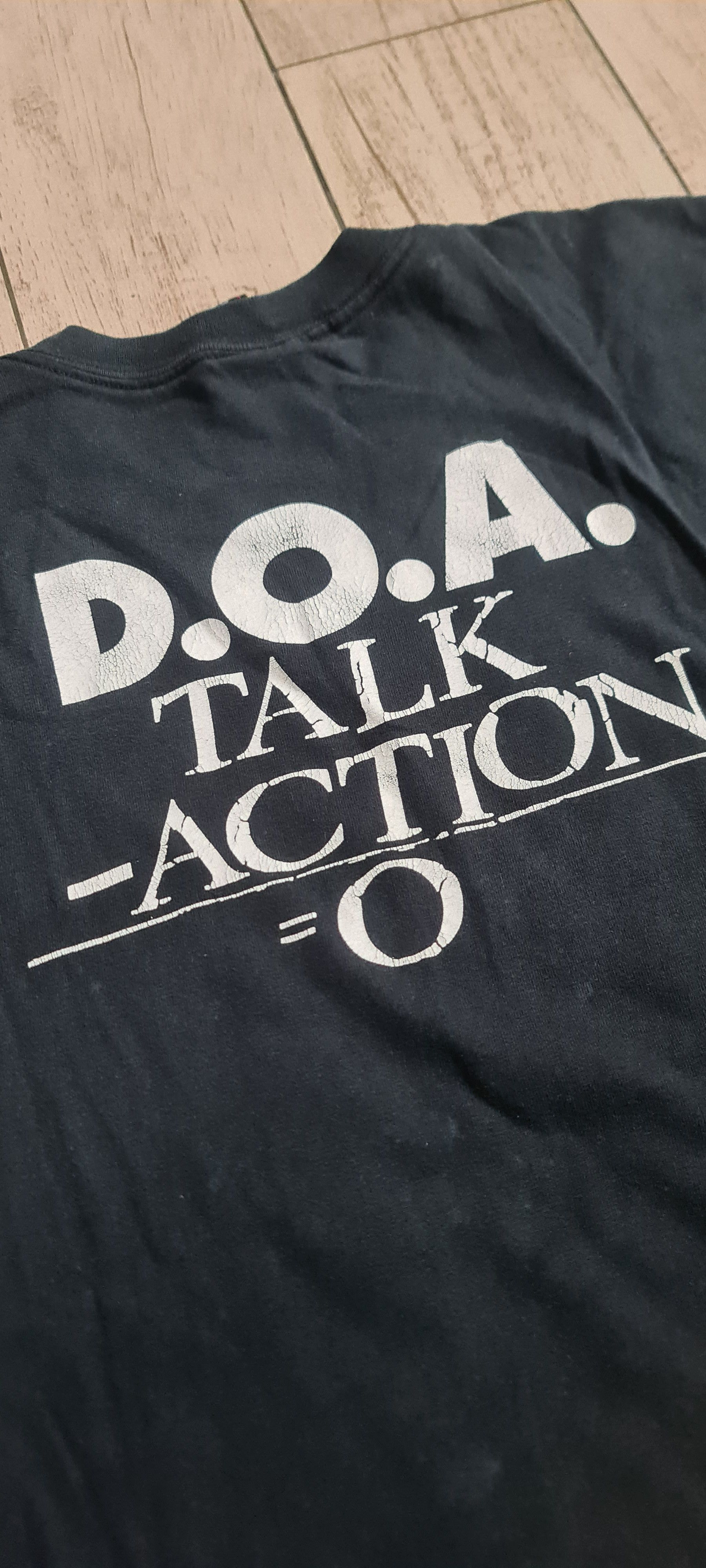 Band Tees × Vintage Vibtage DOA punk tshirt Size US L / EU 52-54 / 3 - 6 Thumbnail