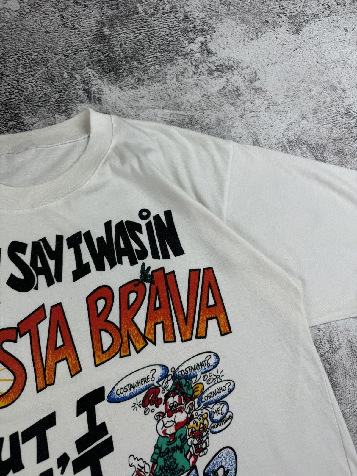 Vintage Joke Spain Costa Brava But can't remember Style Funny USA Size US M / EU 48-50 / 2 - 7 Thumbnail