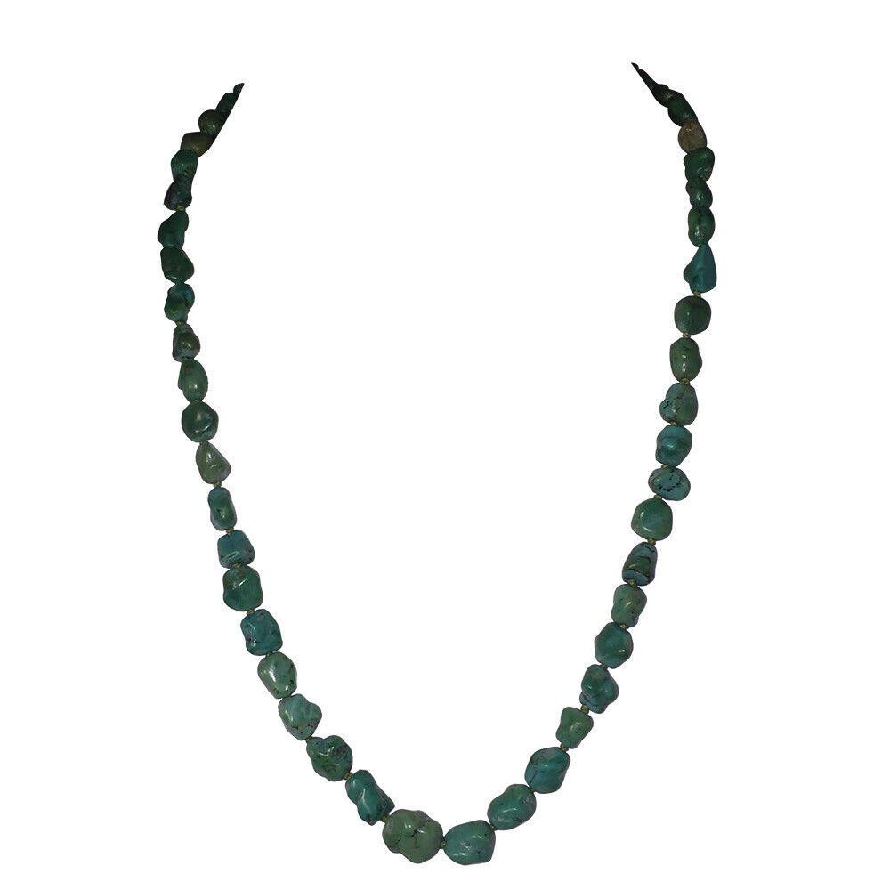 Designer Chinese Art Deco Turquoise Necklace & Bracelet Set Size ONE SIZE - 2 Thumbnail
