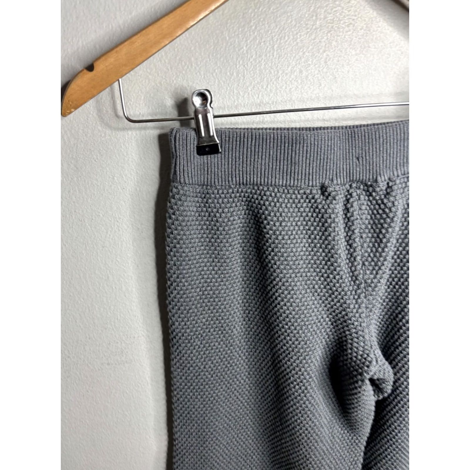 Vintage FP Beach Sweater Womens XS Gray Jogger Pants Knit Cropped Cuffed Lounge Casual Size XS / US 0-2 / IT 36-38 - 5 Thumbnail