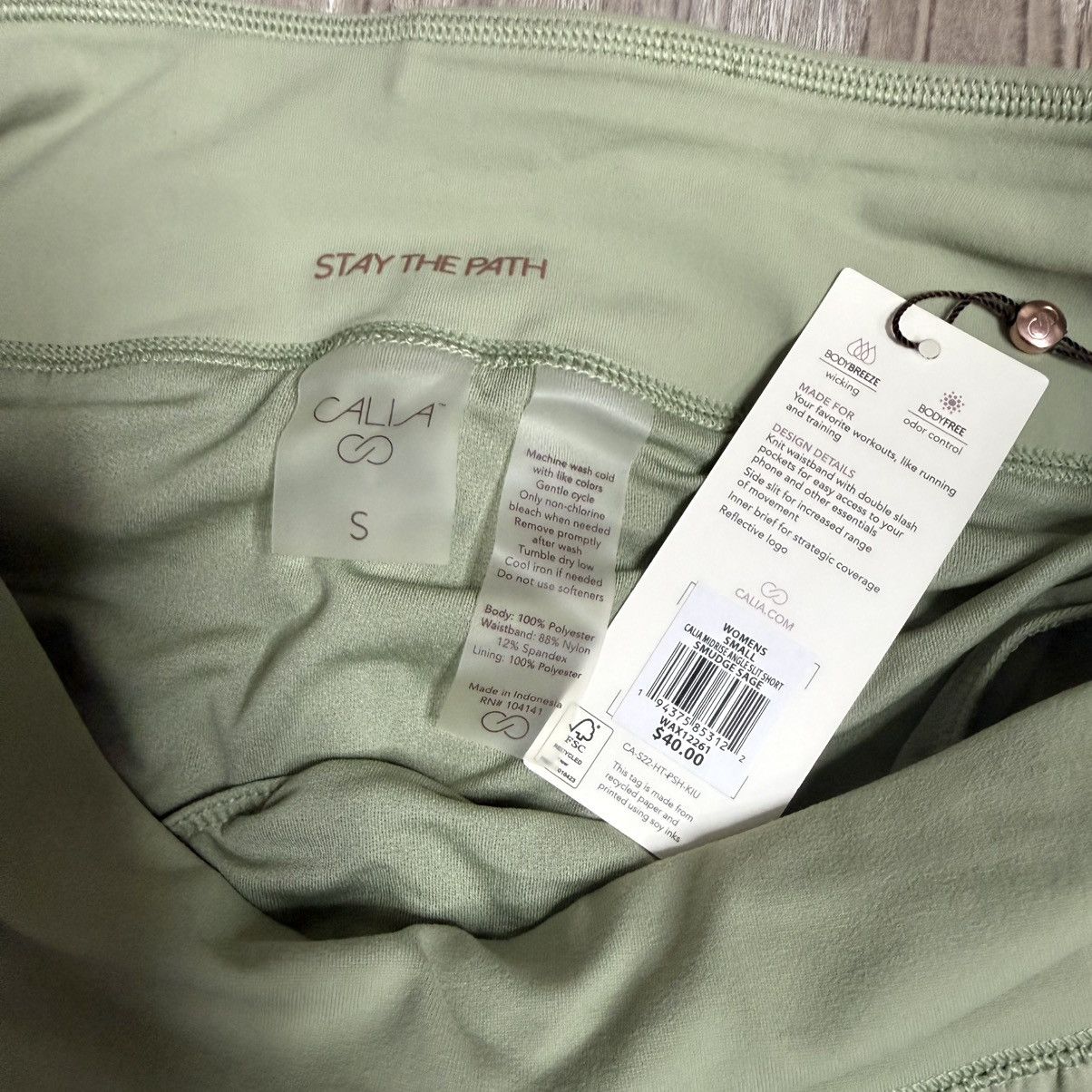 Other High-Rise Athletic Shorts in Sage Green Size 27" / US 4 / IT 40 - 2 Thumbnail