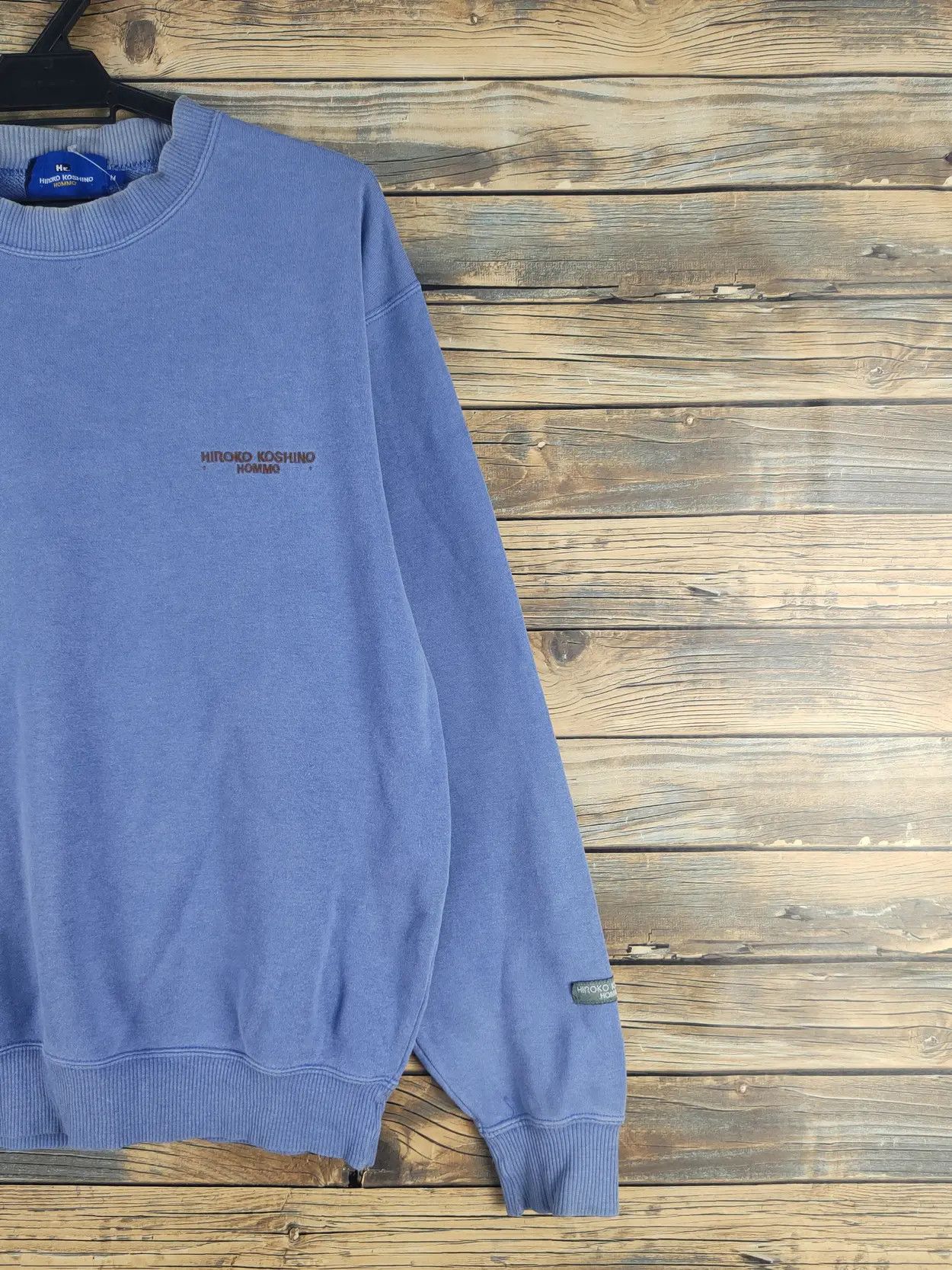 Hiroko Koshino Homme DL Hiroko Koshino Homme vintage Blue Sweatshirts #621T Size US M / EU 48-50 / 2 - 11 Thumbnail