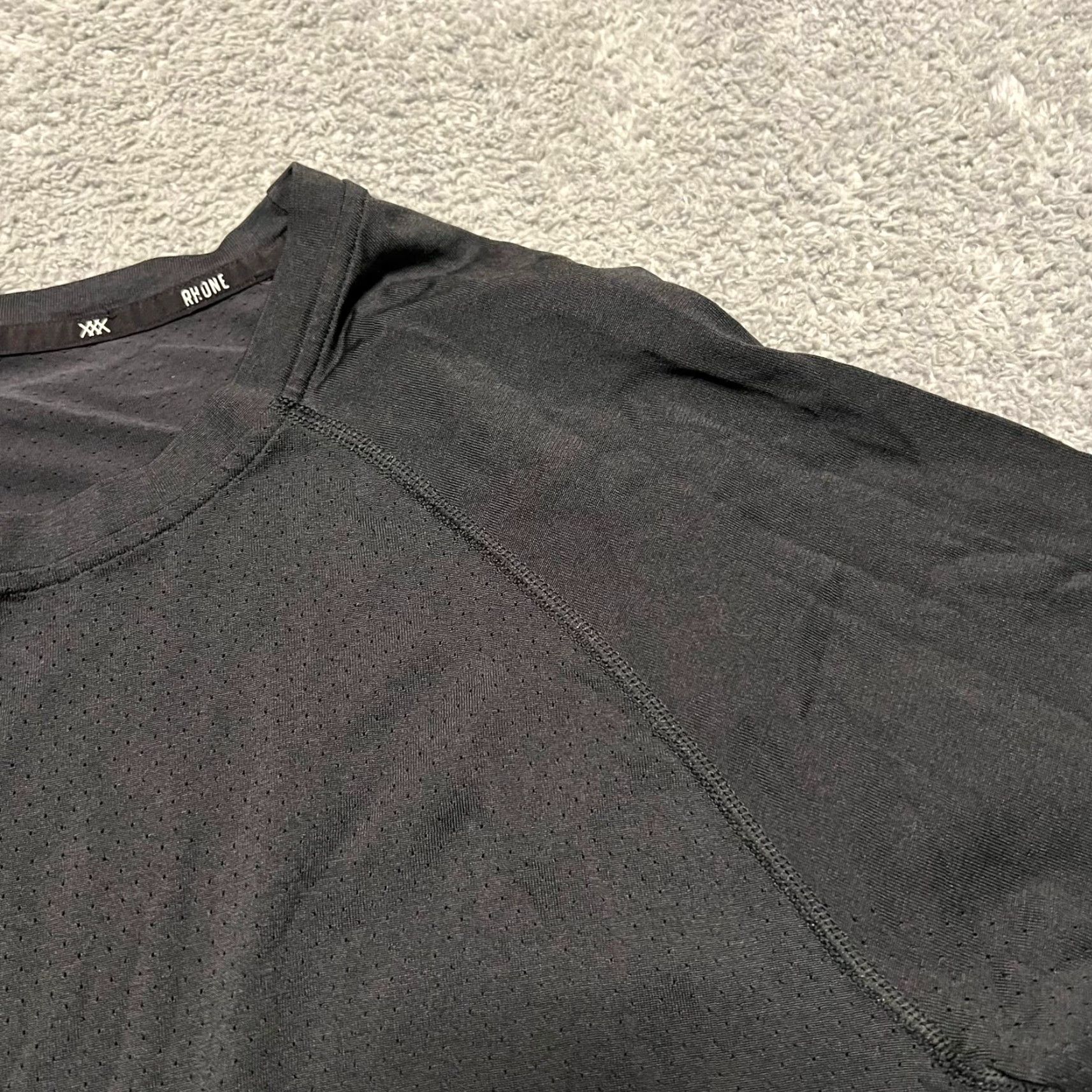 Rhone Rhone Shirt Mens Medium Black Performance Long Sleeve Crew Size US M / EU 48-50 / 2 - 2 Thumbnail